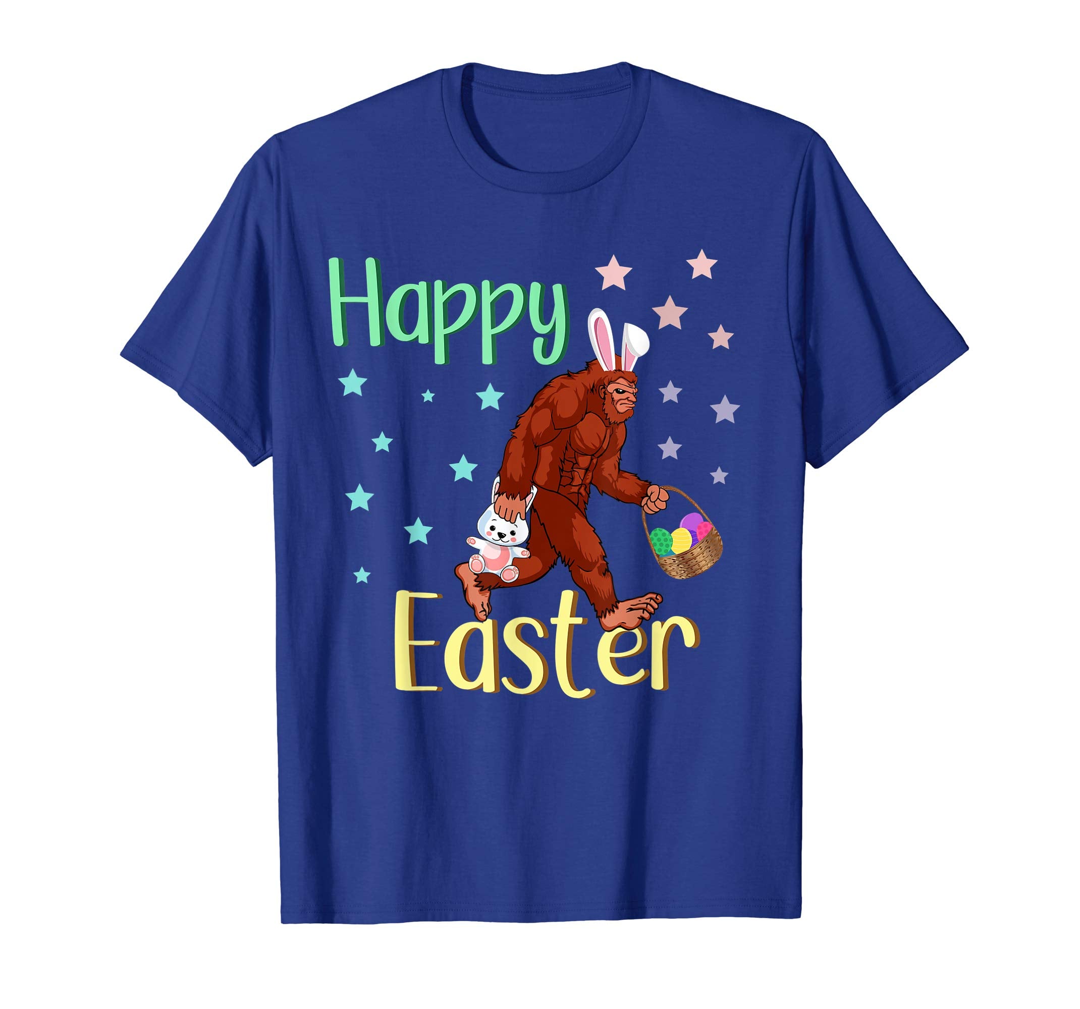 Easter Bigfoot Sasquatch Shirt Bunny Egg Hunting Gift Tee