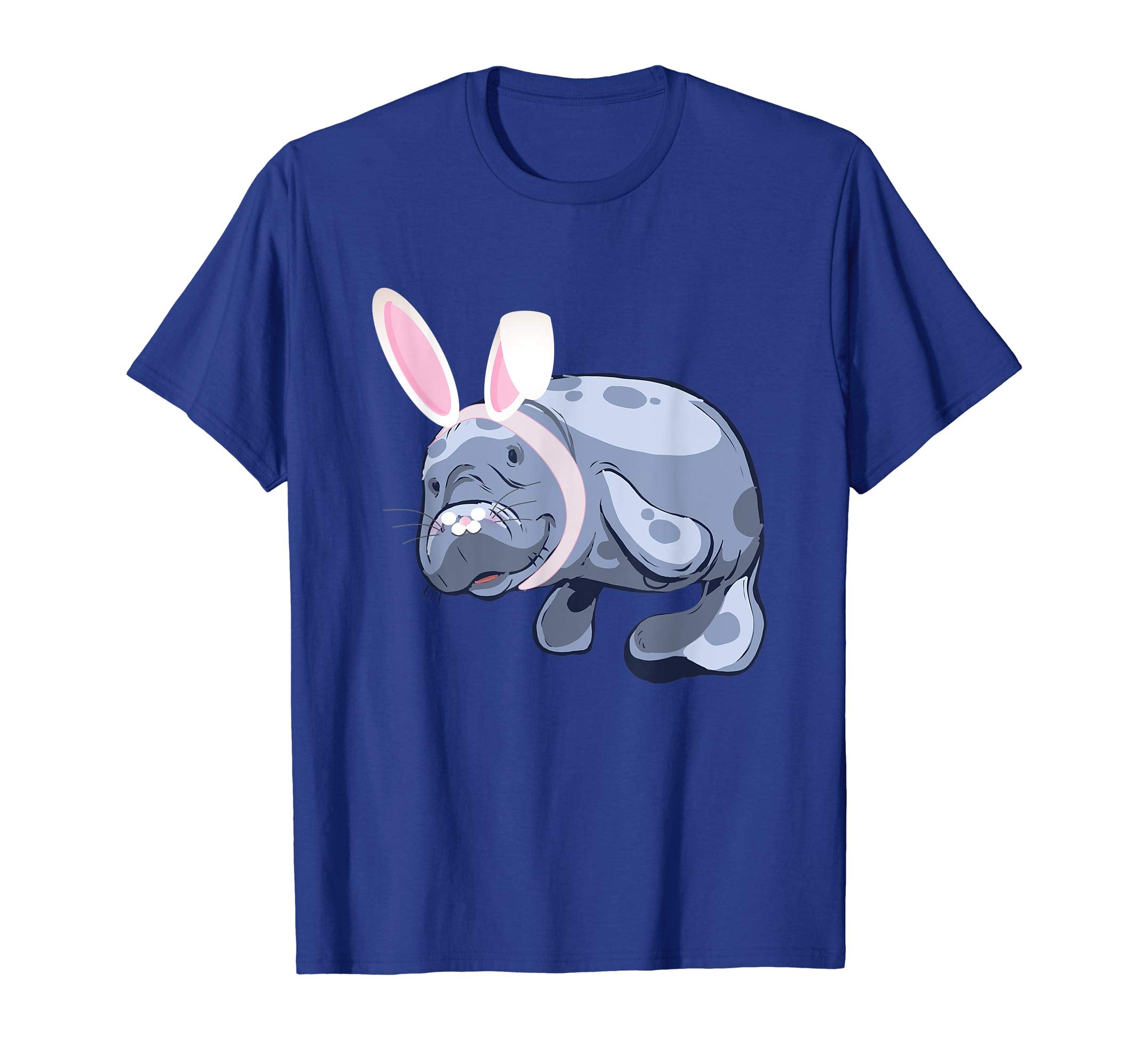Funny Manatee Easter Bunny TShirt Gift Kids Adults