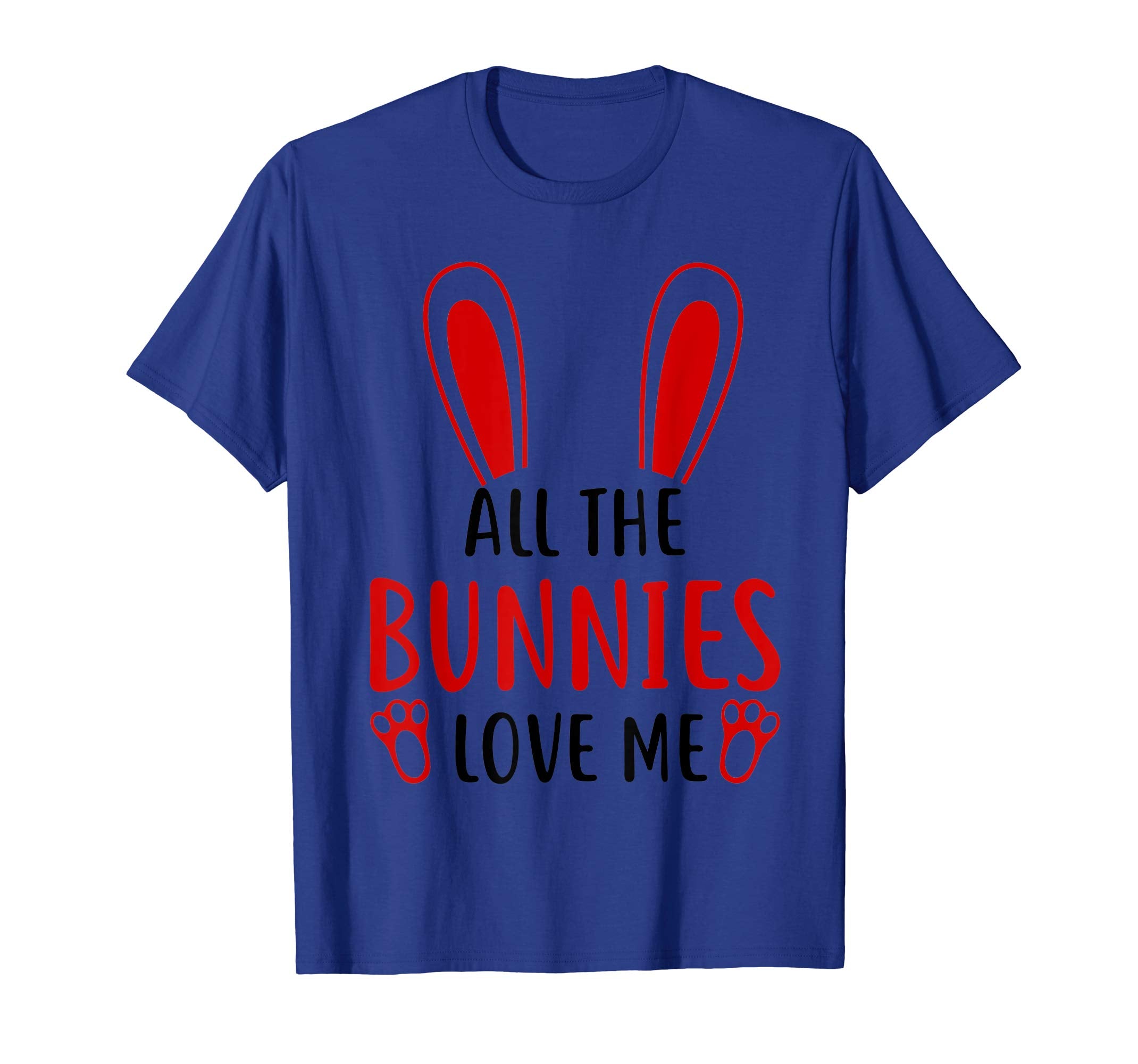 All The Bunnies Love Me Easter Day T-Shirts Gift Kids Girls