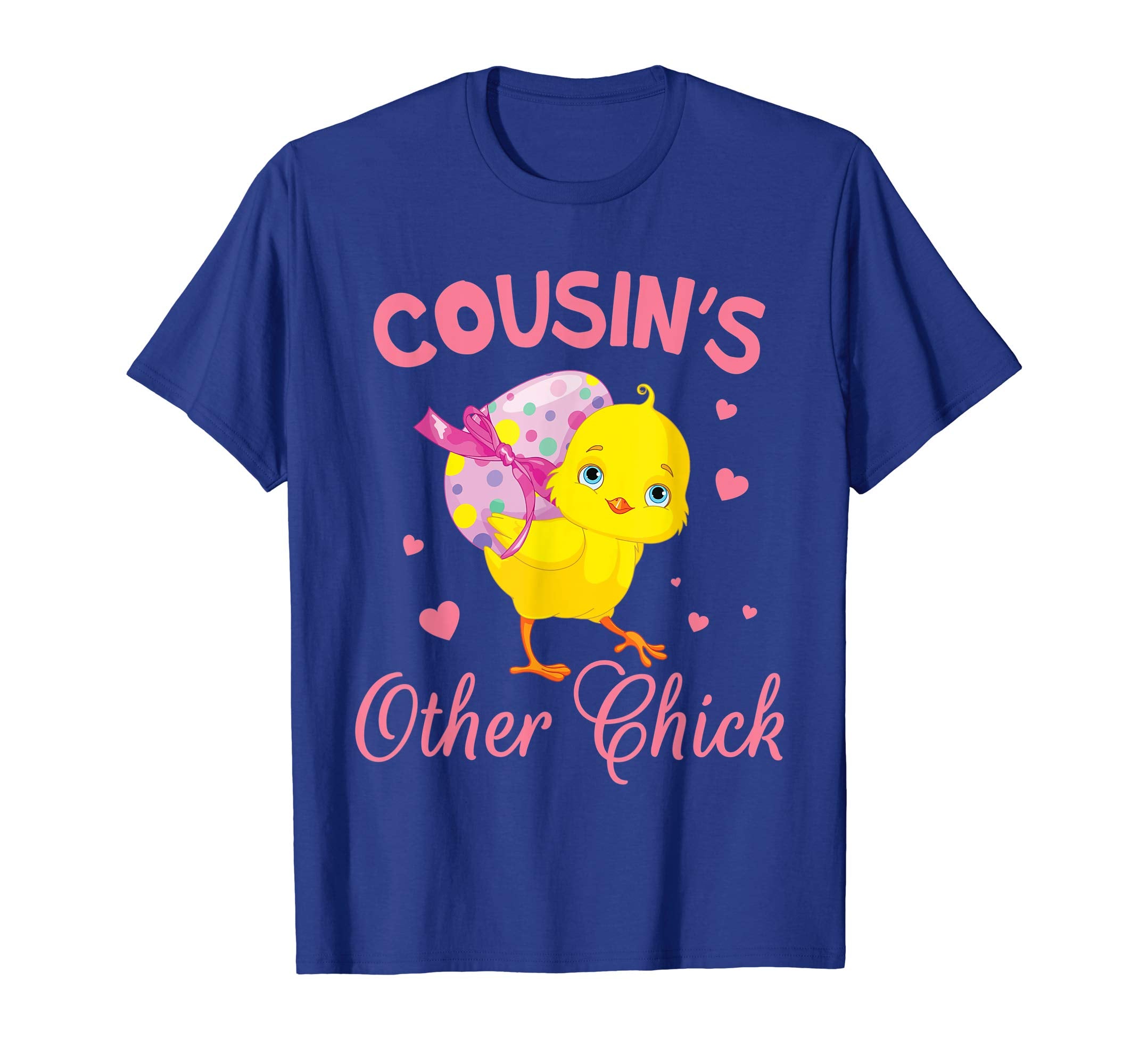 Hearts Chick With Big Easter Egg Shirt Cousin's Other Chick