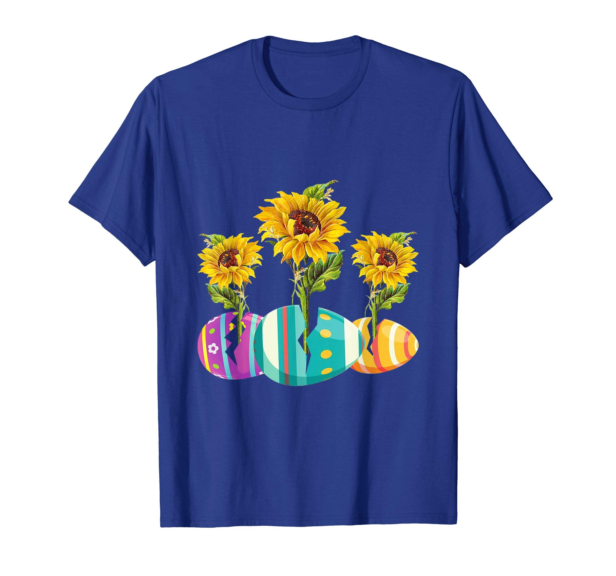 Happy Easter Eggs Sunflower Gift T-Shirt