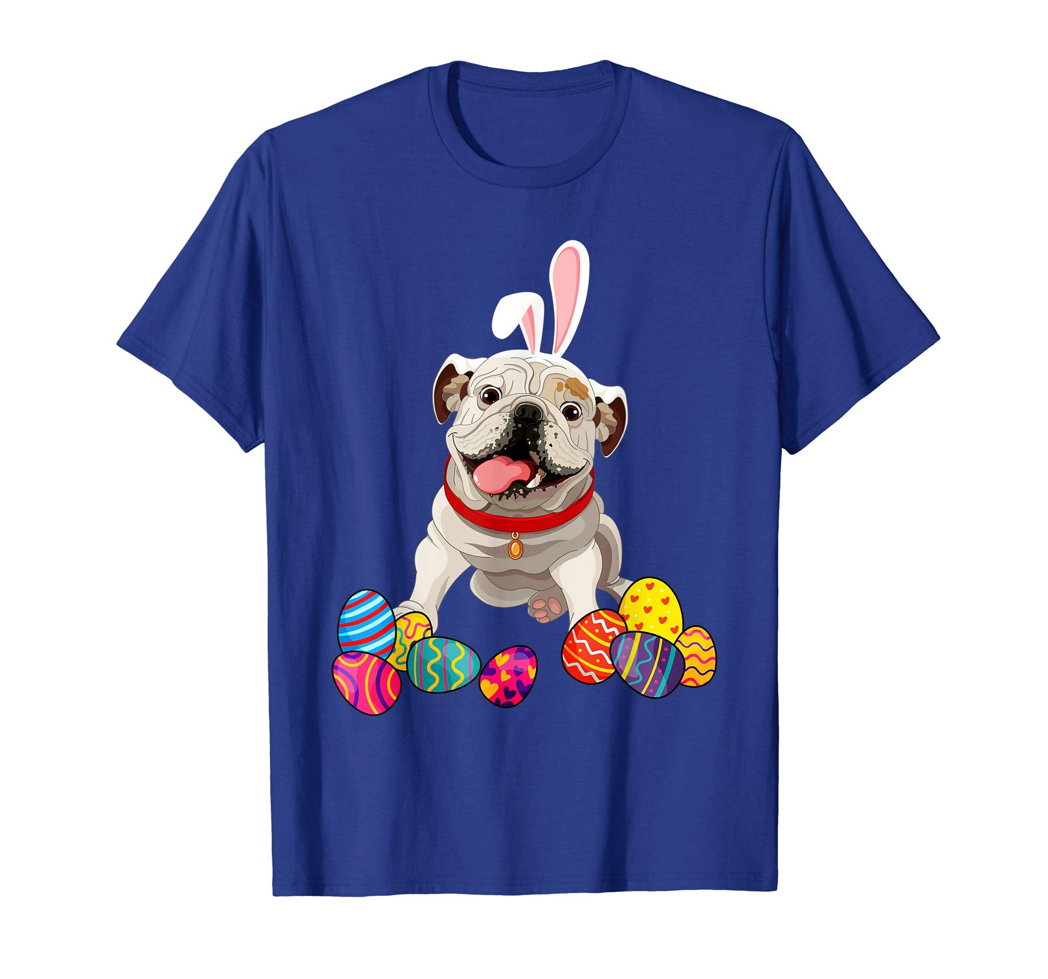 English Bulldog Bunny Ear With Egg Easter Easter Day Shirt