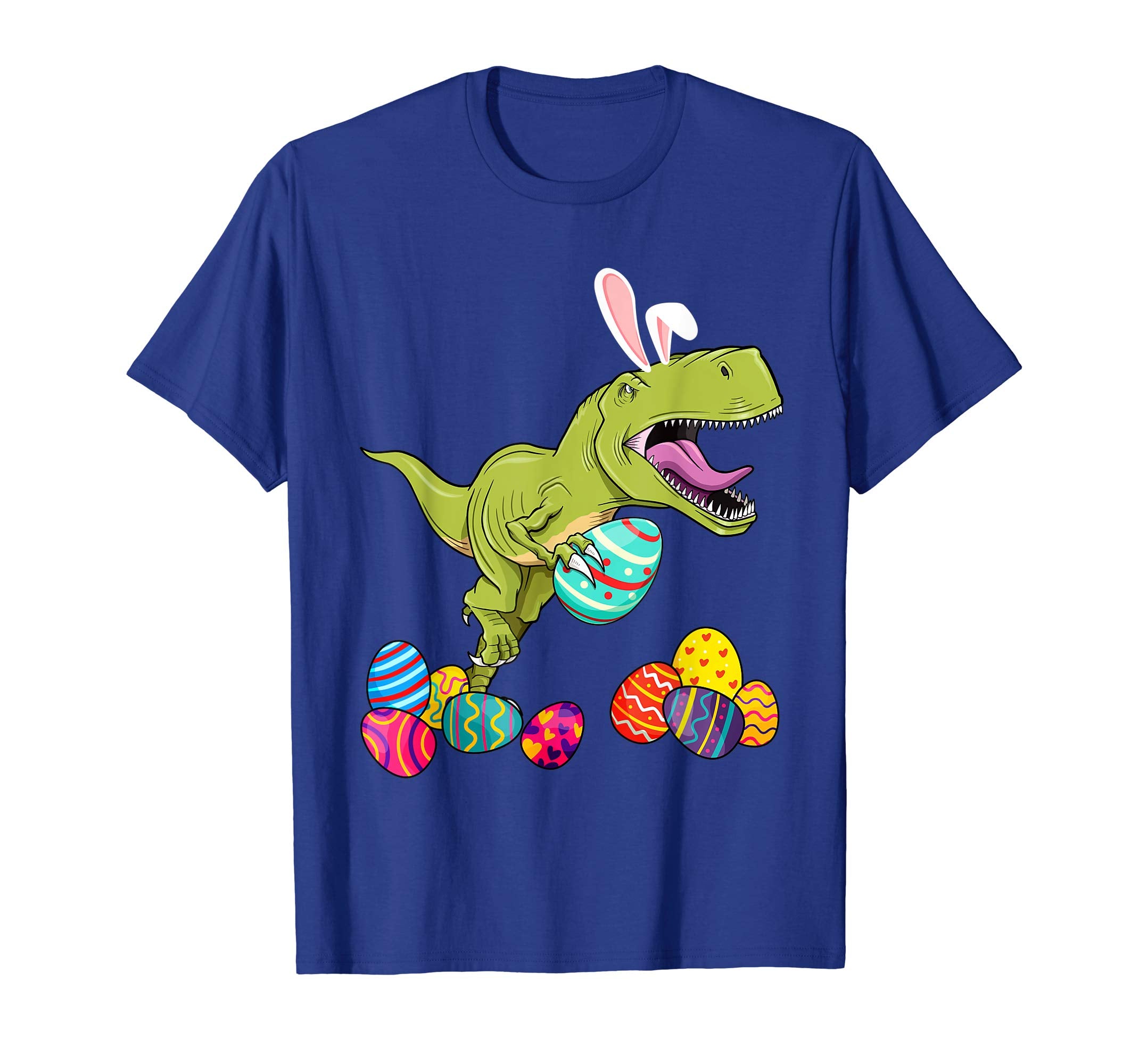 Easter Bunny Dinosaur T rex Eggs Cellent T shirt Boys Kids
