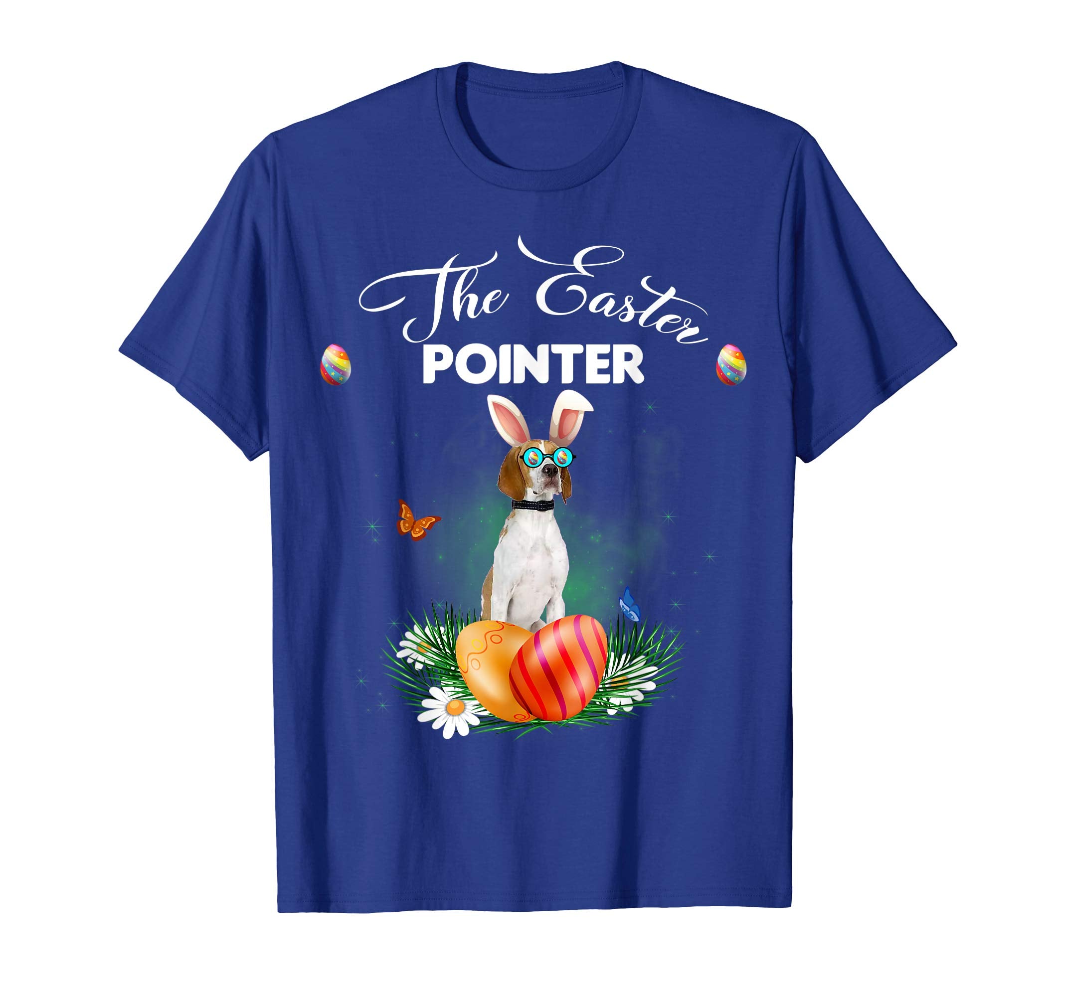 Pointer Bunny Easter Day Dog Gifts T-Shirt