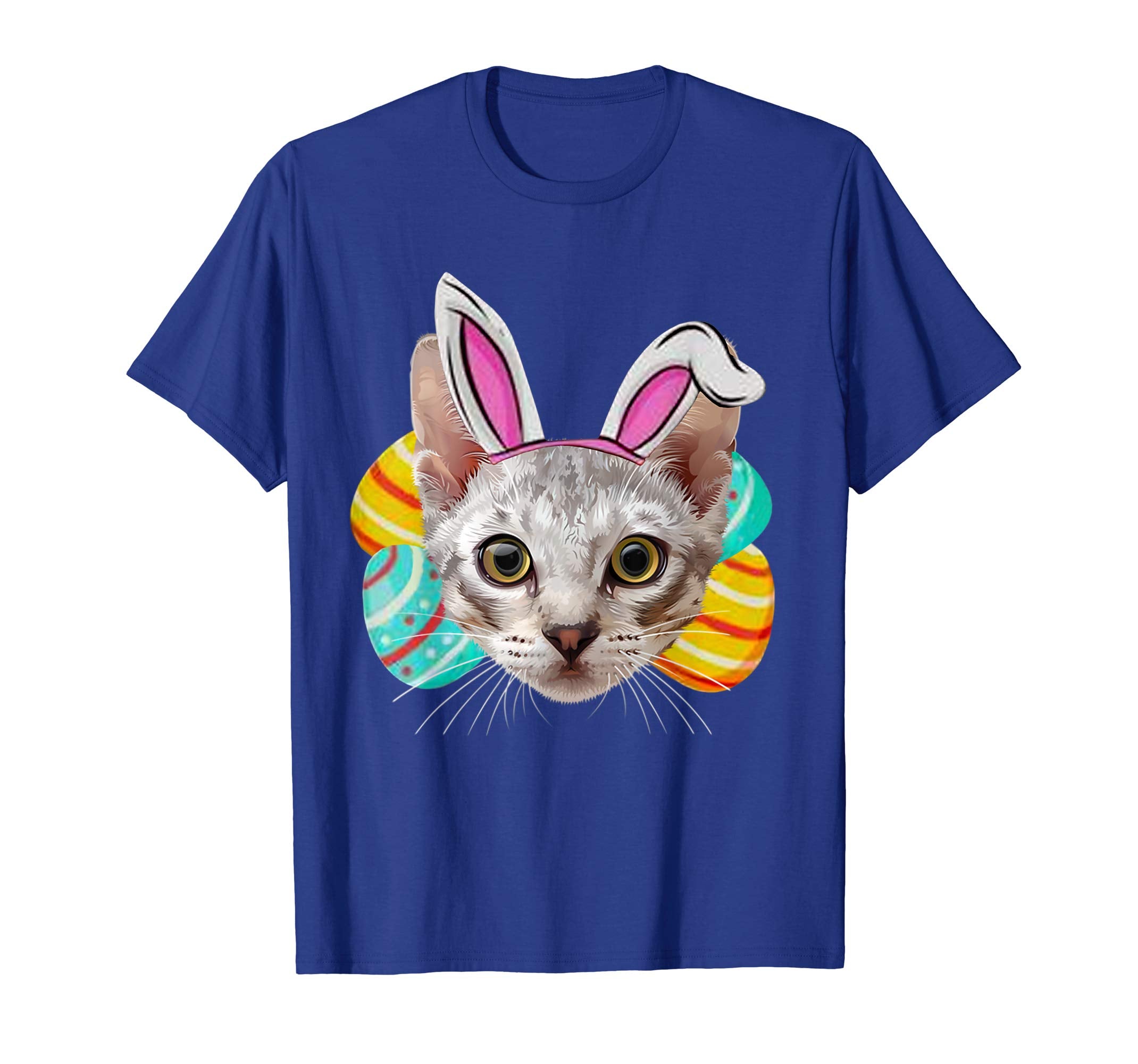 Cat Easter Bunny Lover T-Shirt Funny Costume Gift Tee