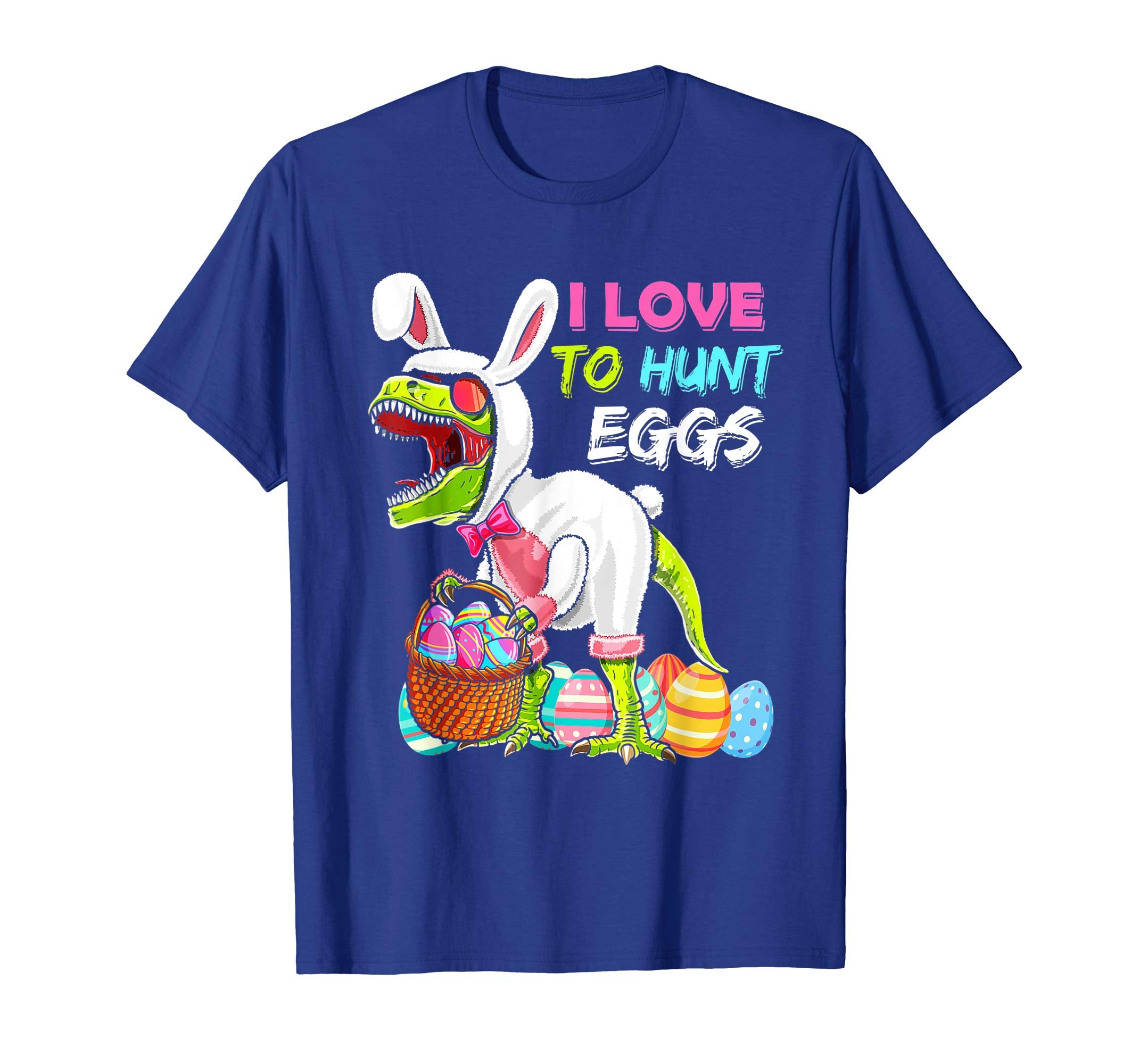 Easter Shirt Dinosaur T Rex Kids Boys Girls EGG Hunts Gift