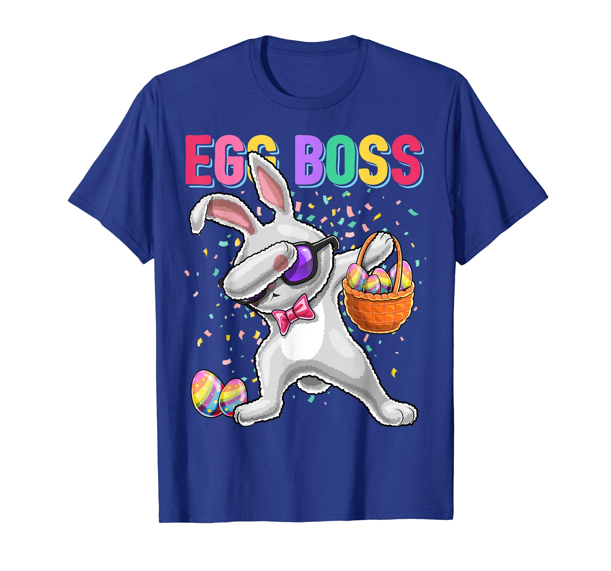 Egg Boss Dabbing Easter Bunny Shirt Easter Day Egg Gift Kids