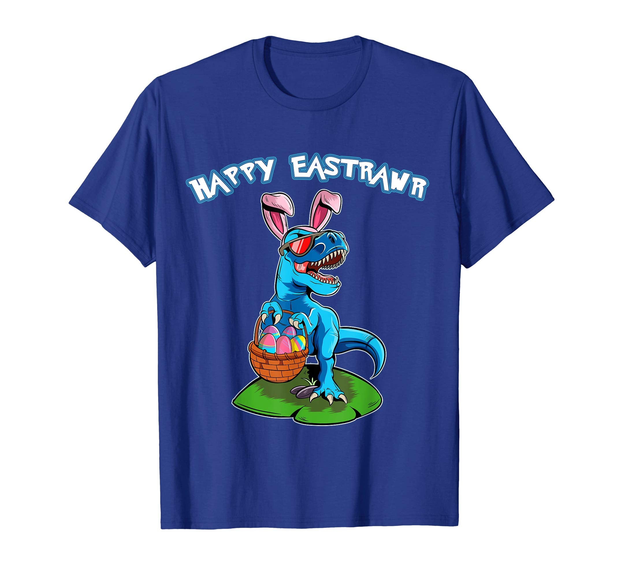 Happy Eastrarw Funny T-Rex Easter Egg Hunt T Shirt
