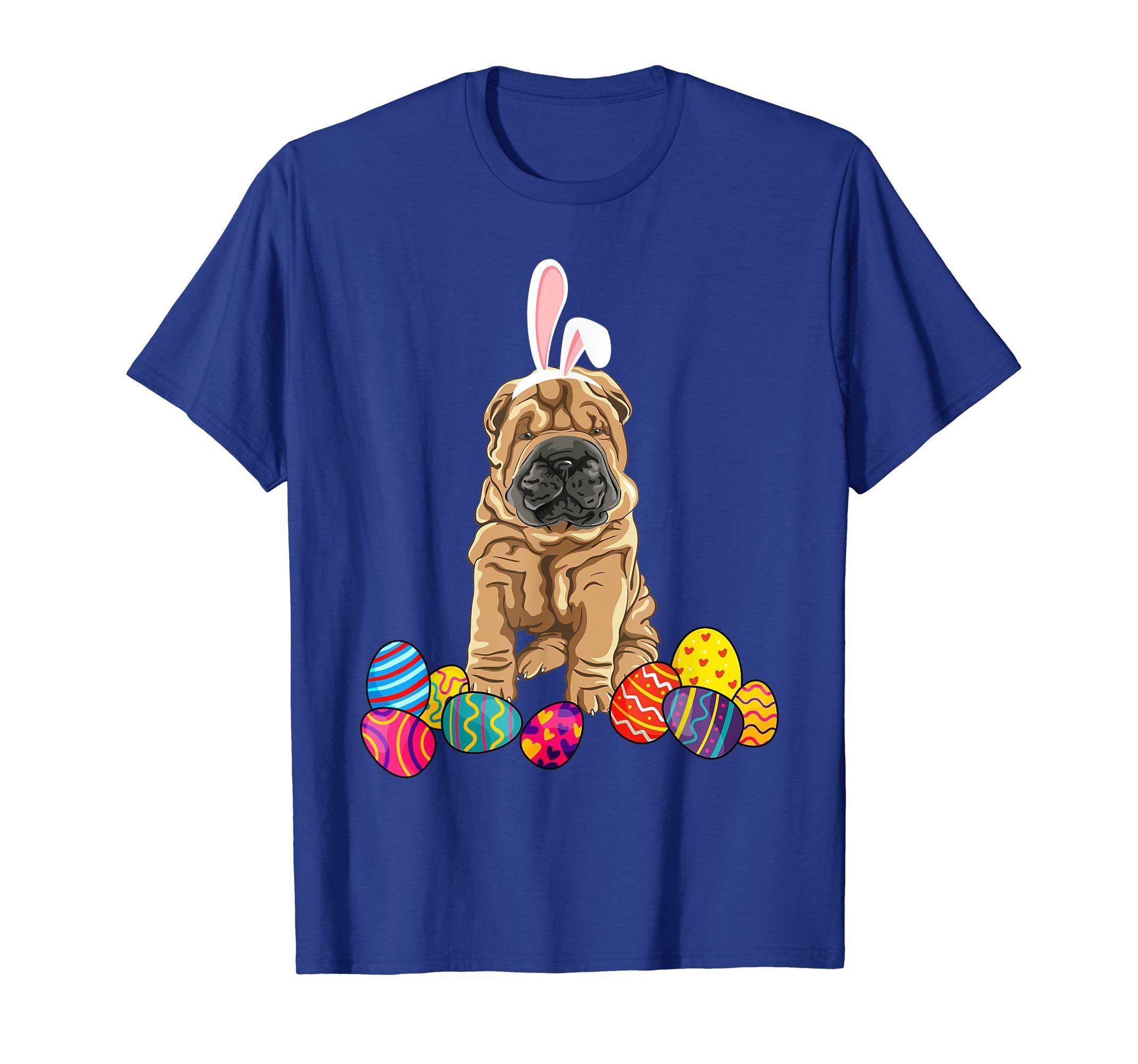 Chinese Shar-Pei Bunny Ear With Egg Easter Easter Day Shirt