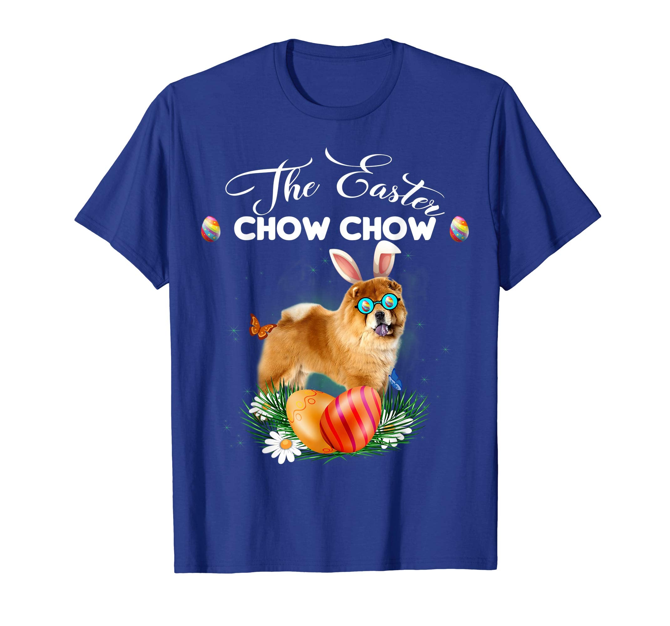 Chow Chow Bunny Easter Day Dog Gifts T-Shirt