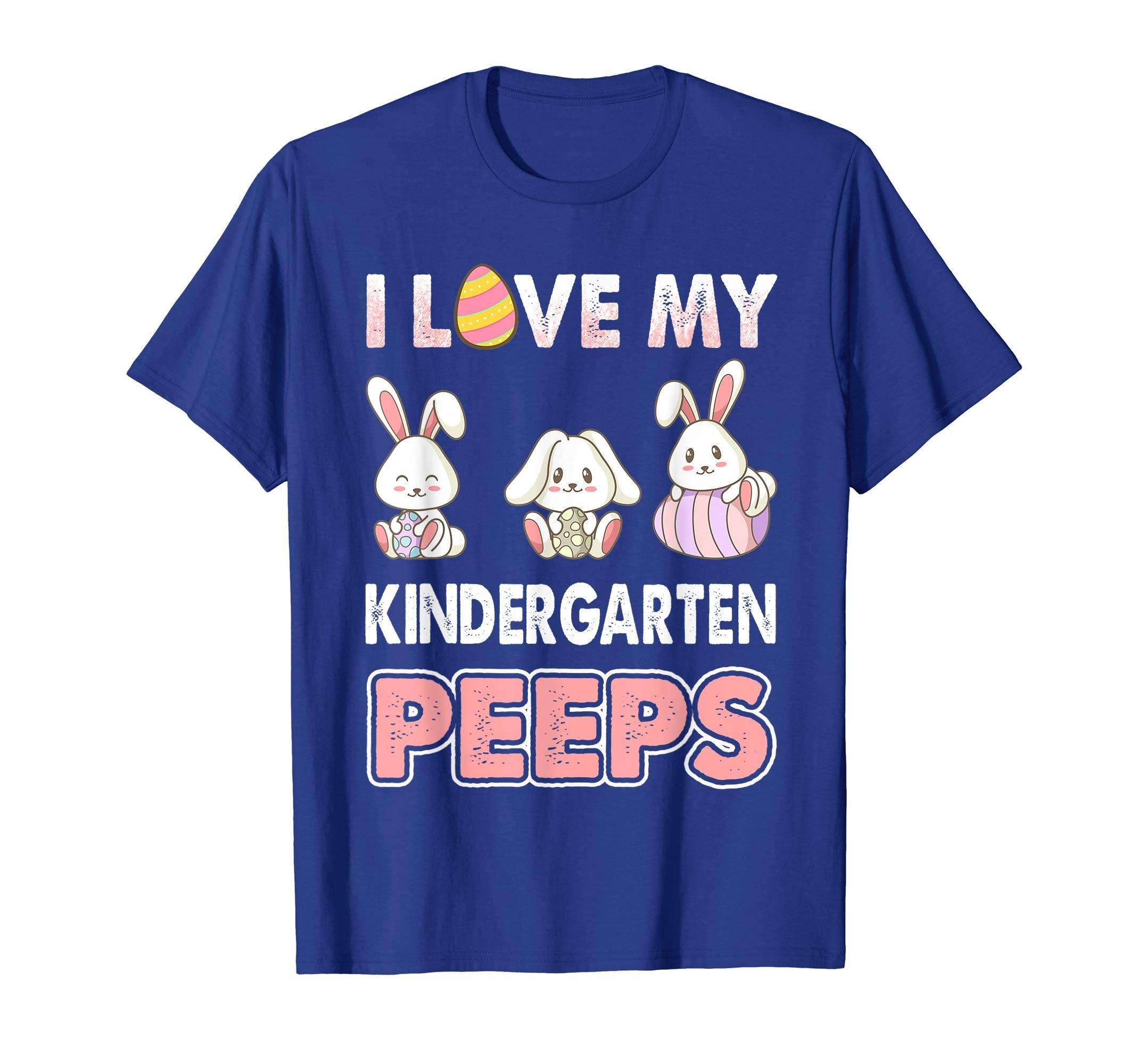 I Love My Kindergarten Peeps Easter Day T-Shirt