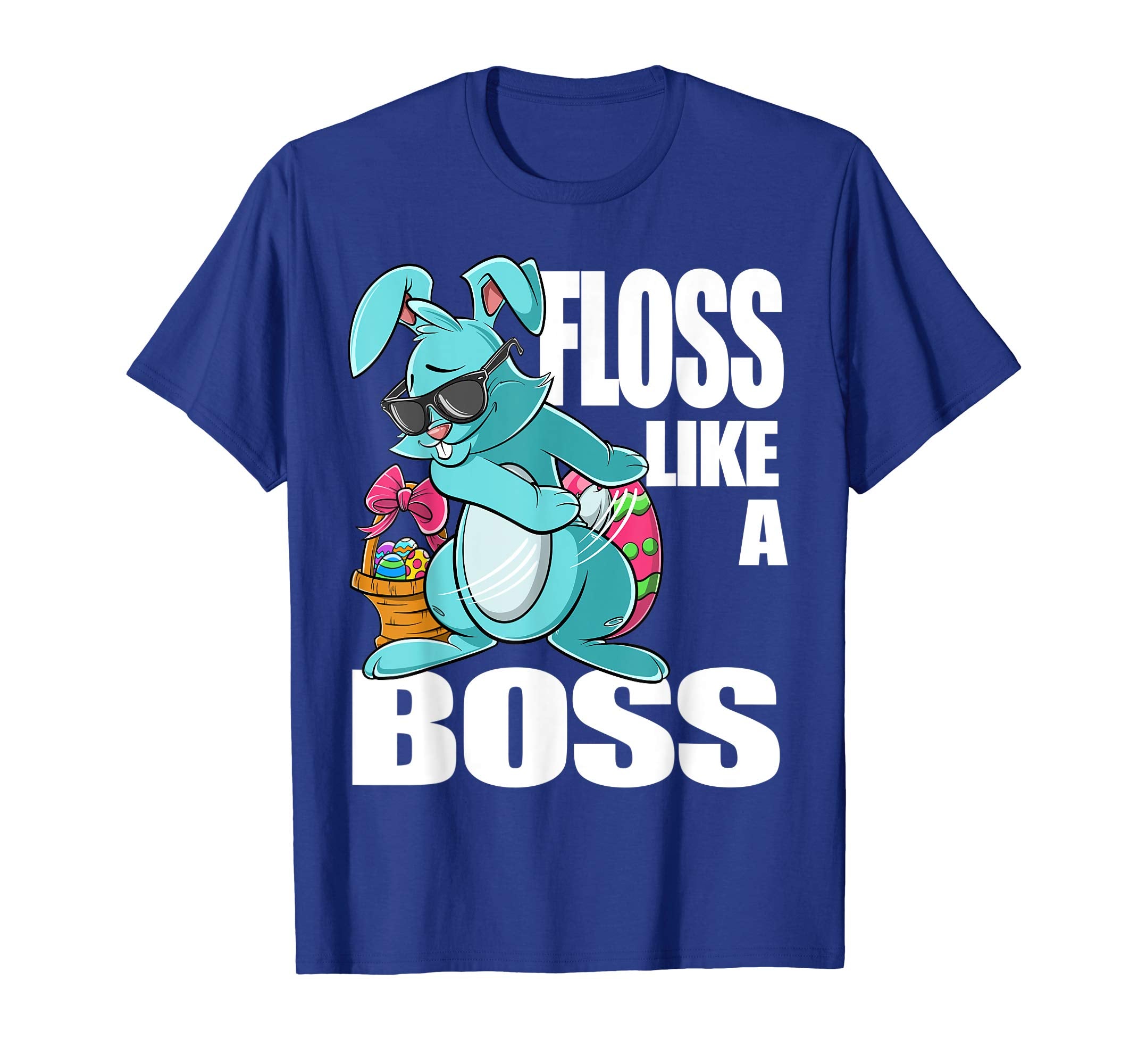 Flossing Bunny Easter Shirt for Boys Girls Floss Like a Boss
