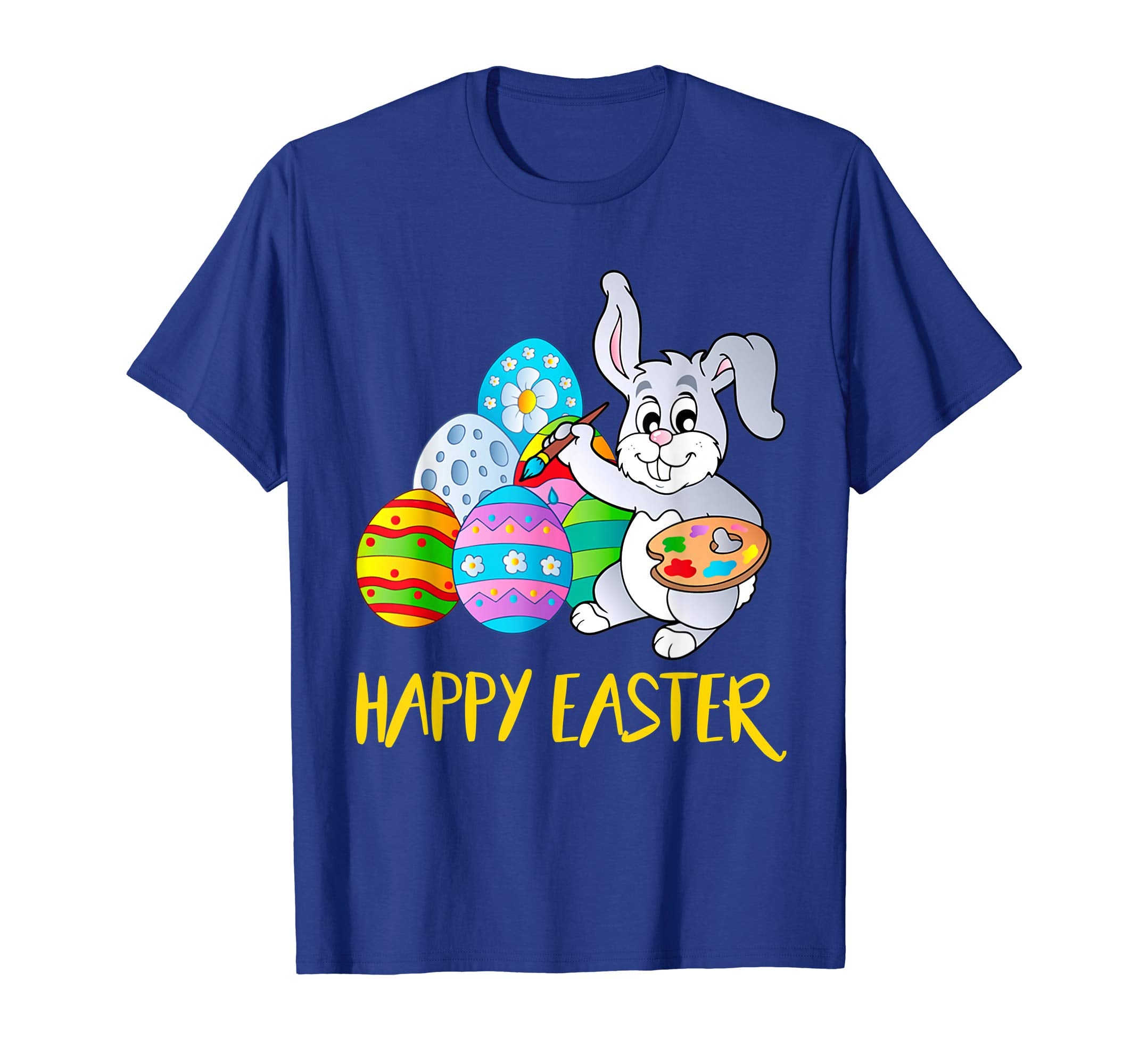 Happy Easter Shirt Colorful Eggs Tee