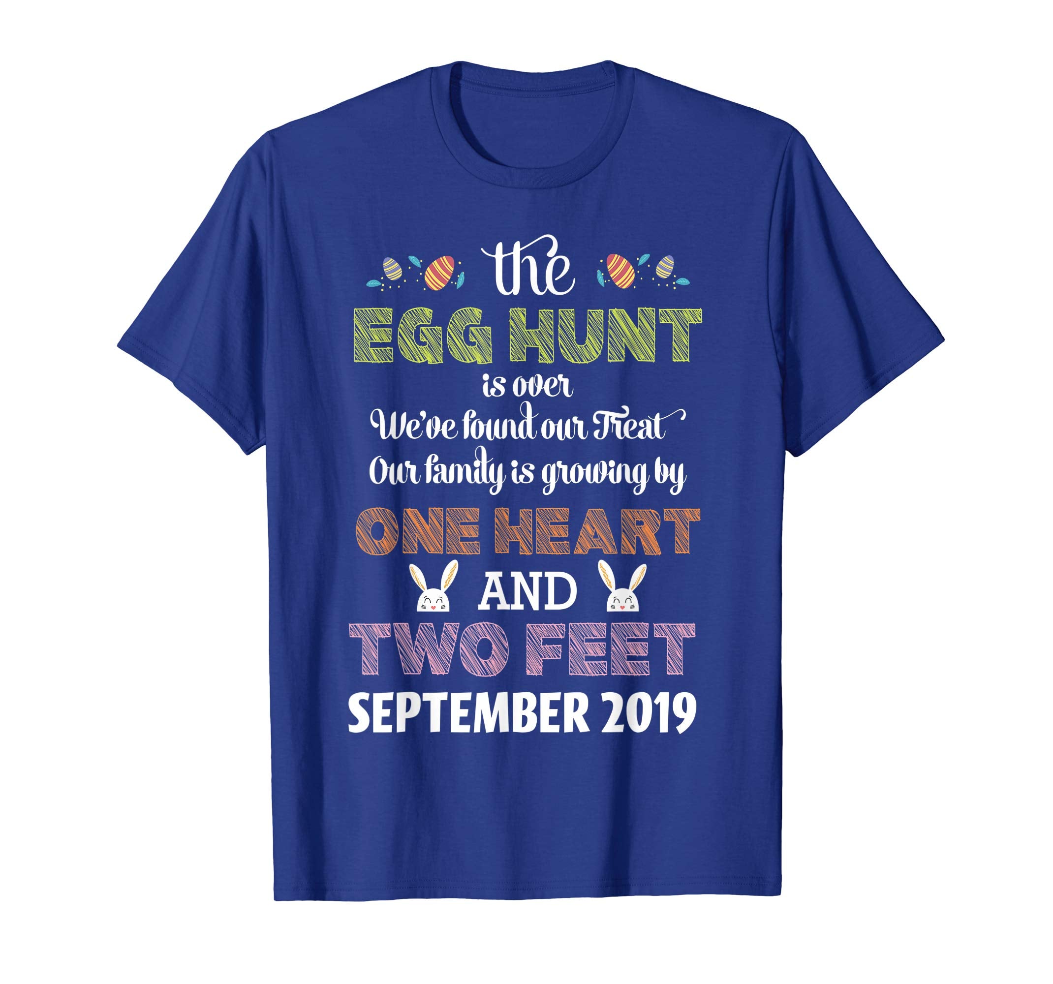 Pregnancy Announcement Due In September 2019 Easter Tshirt