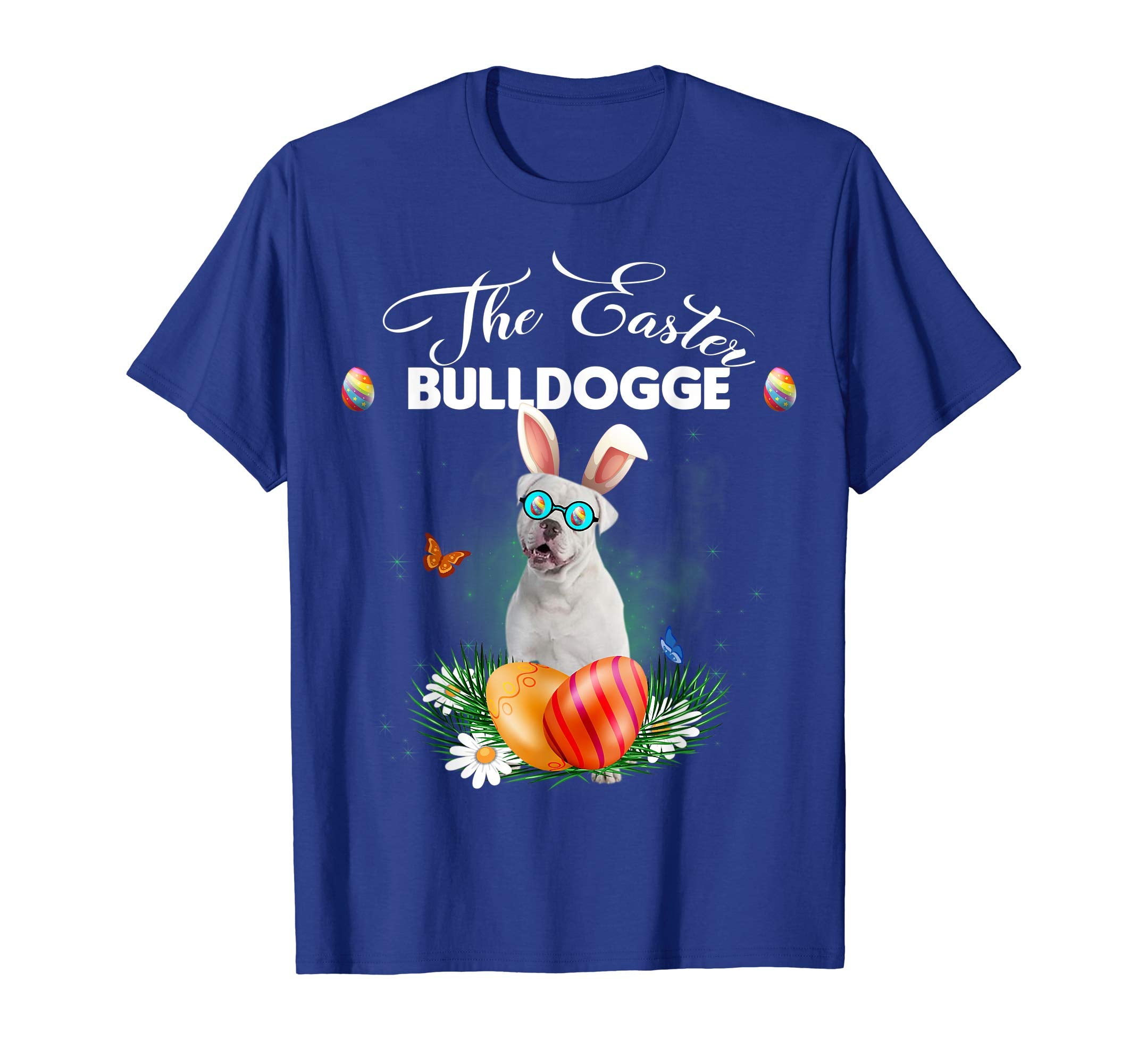 Bulldogge Bunny Easter Day Dog Gifts T-Shirt