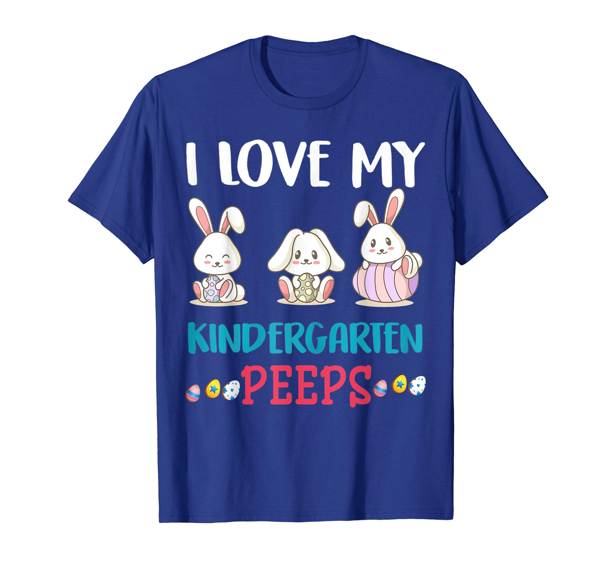 I Love My Kindergarten Peeps Easter Day T-Shirt