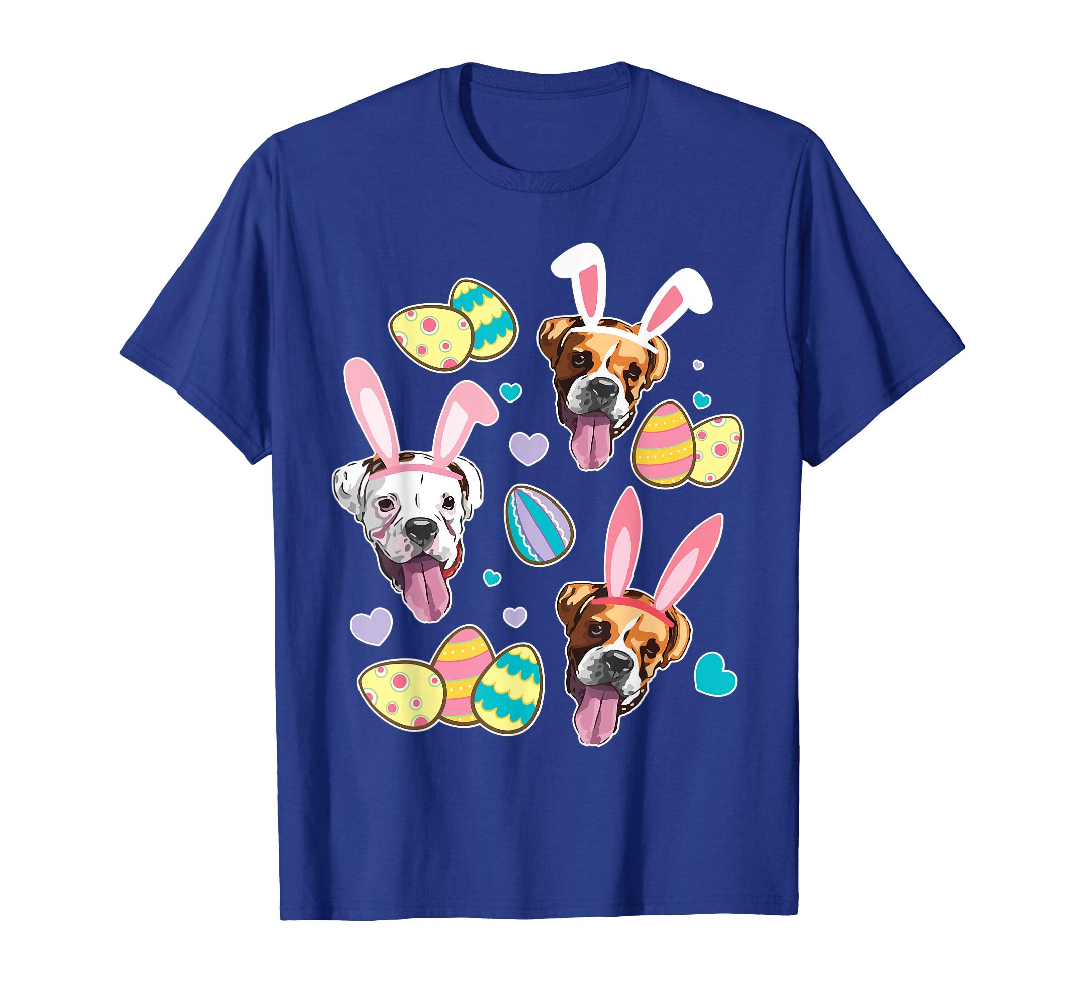 Boxer Bunny Dog &amp; Easter Eggs Happy Easter Day Love Shirt