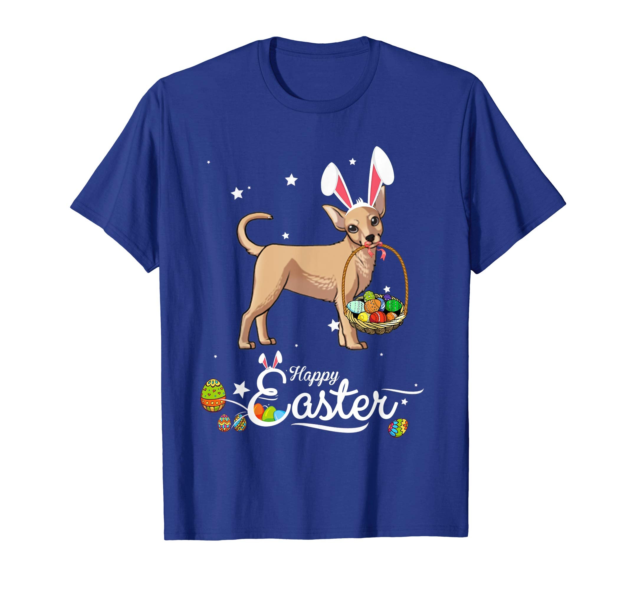 Chihuahua Dog With Bunny Hat Easter Costume T Shirt