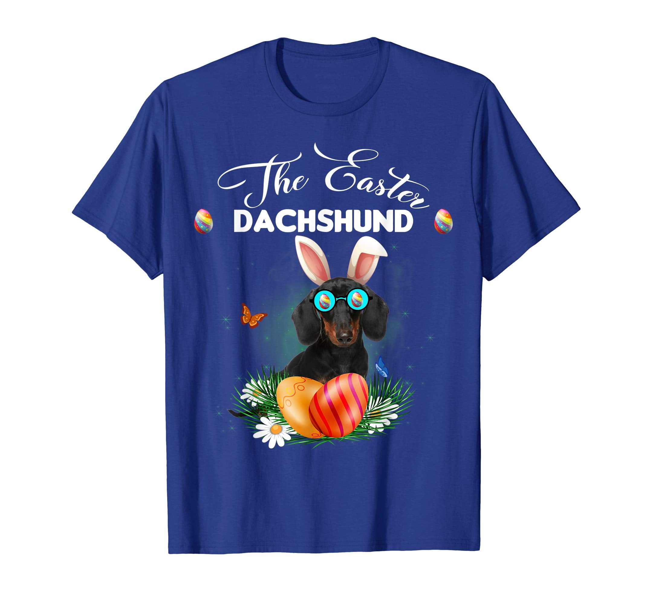 Dachshund Bunny Easter Day Dog Gifts T-Shirt