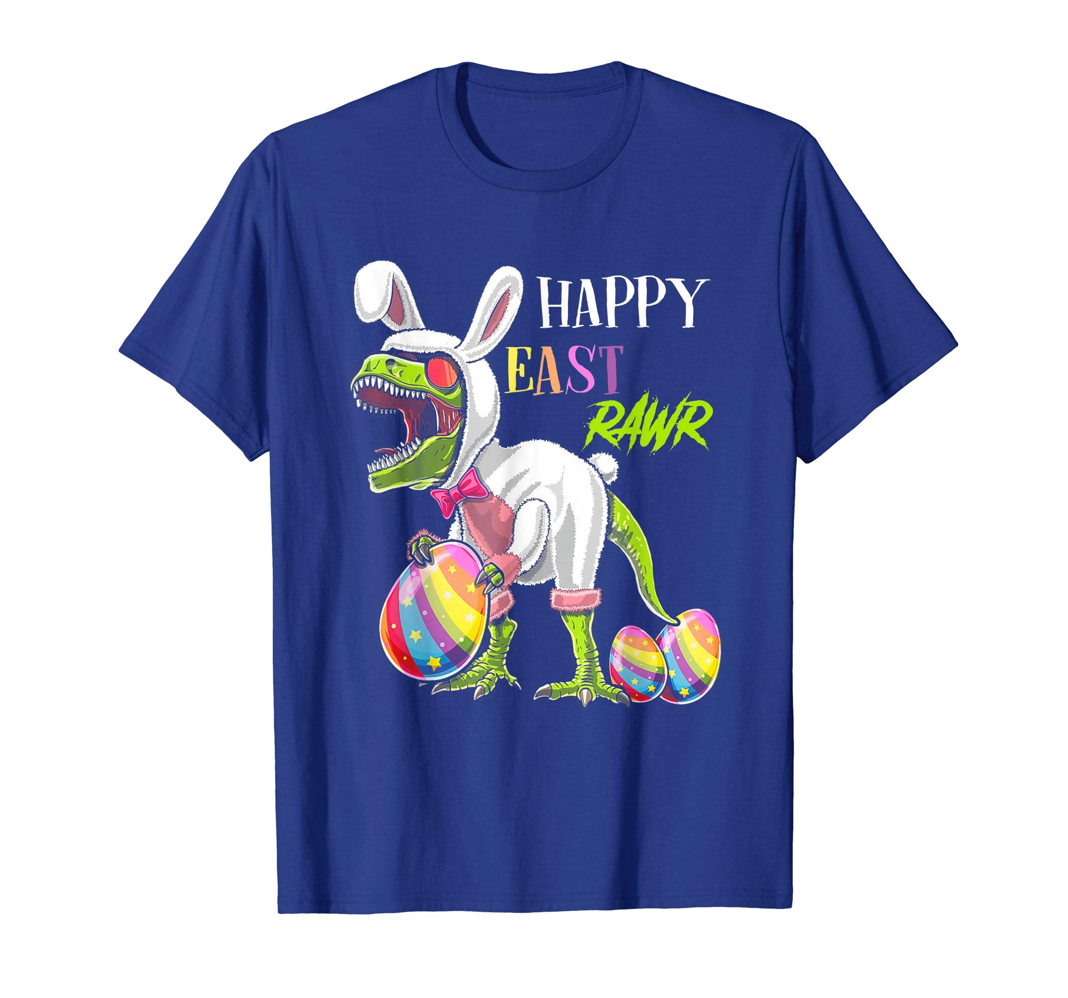 Happy Eastrawr T Rex Dinosaur Easter Bunny Egg Funny T Shirt