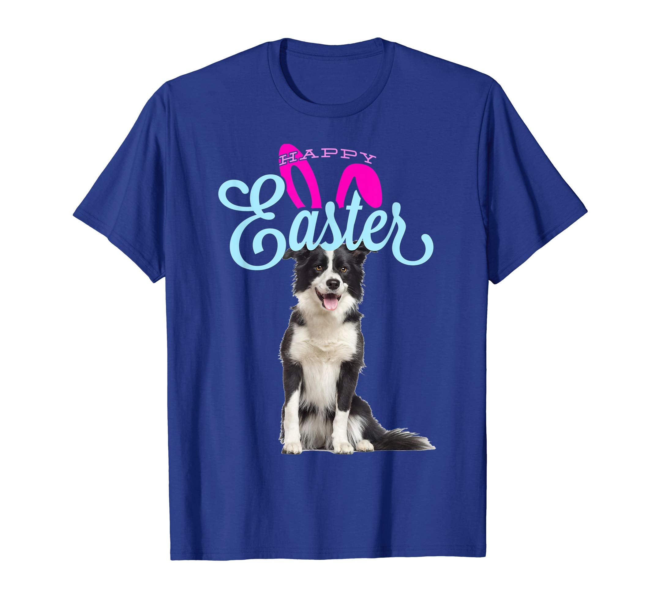 Easter Bunny Border Collie Tshirt Dog Men Women Gift