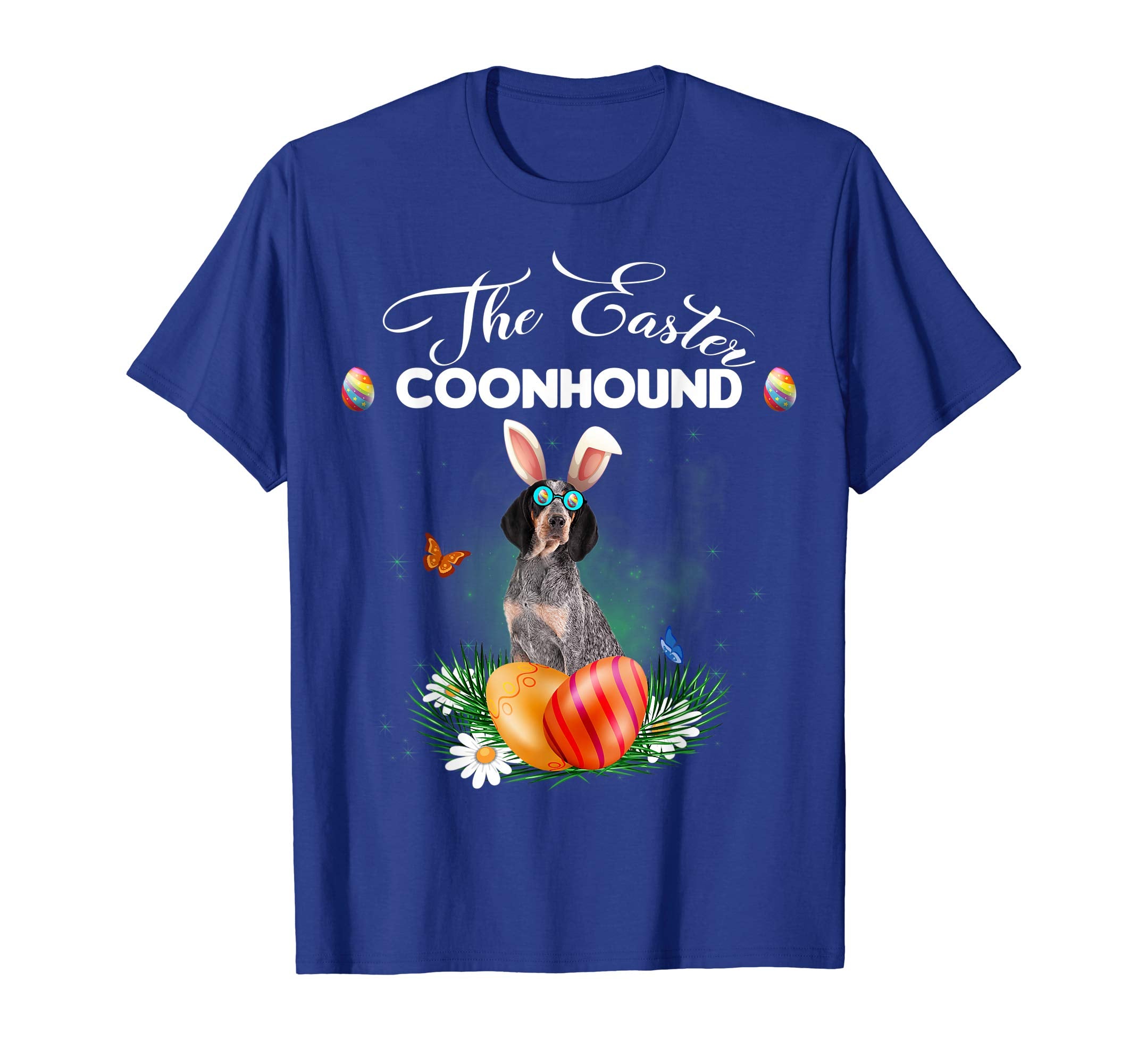 Coonhound Bunny Easter Day Dog Gifts T-Shirt