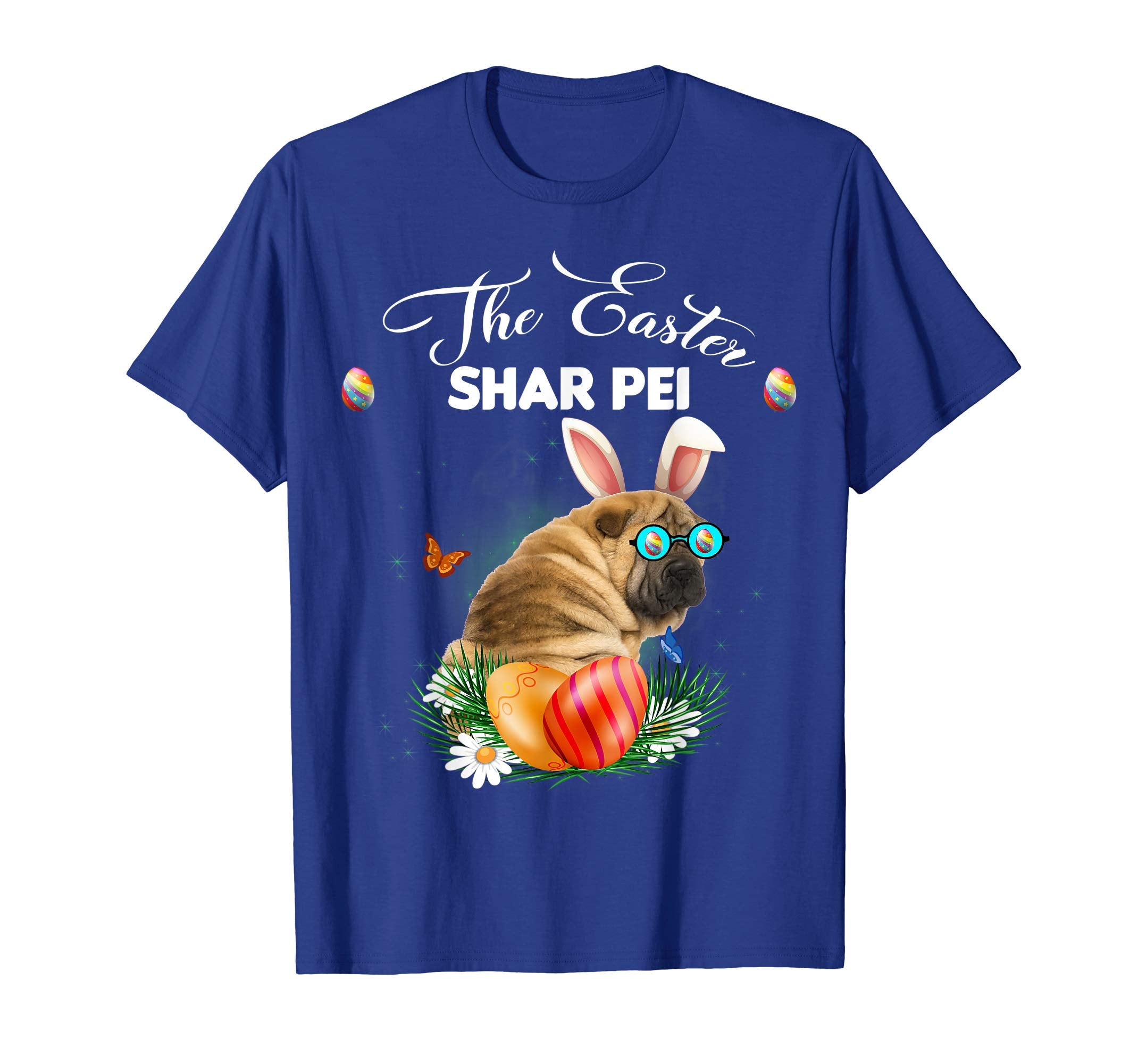 Shar Pei Bunny Easter Day Dog Gifts T-Shirt