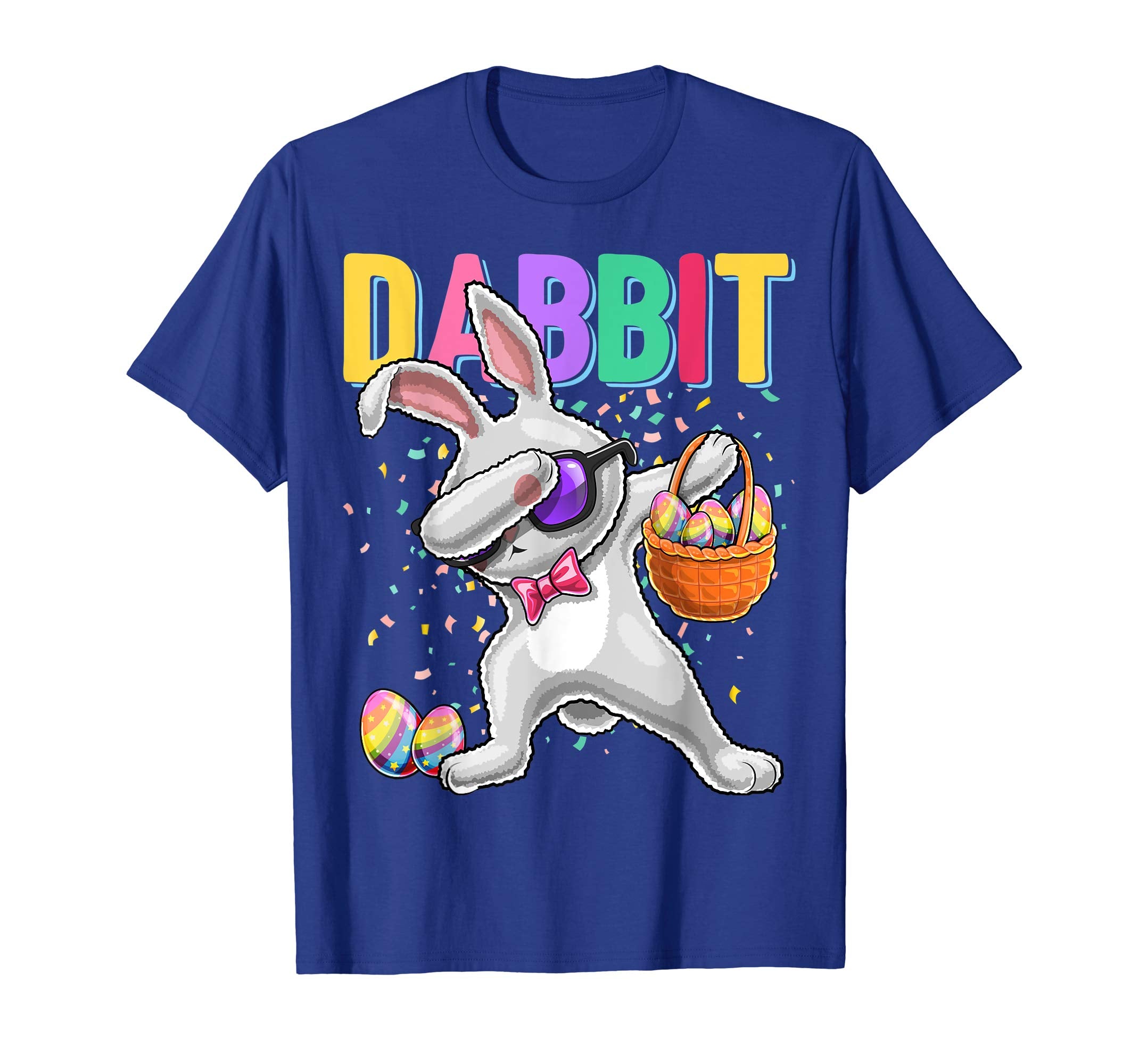Dabbit Dabbing Easter Bunny Shirt Easter Egg Basket Gift Kid