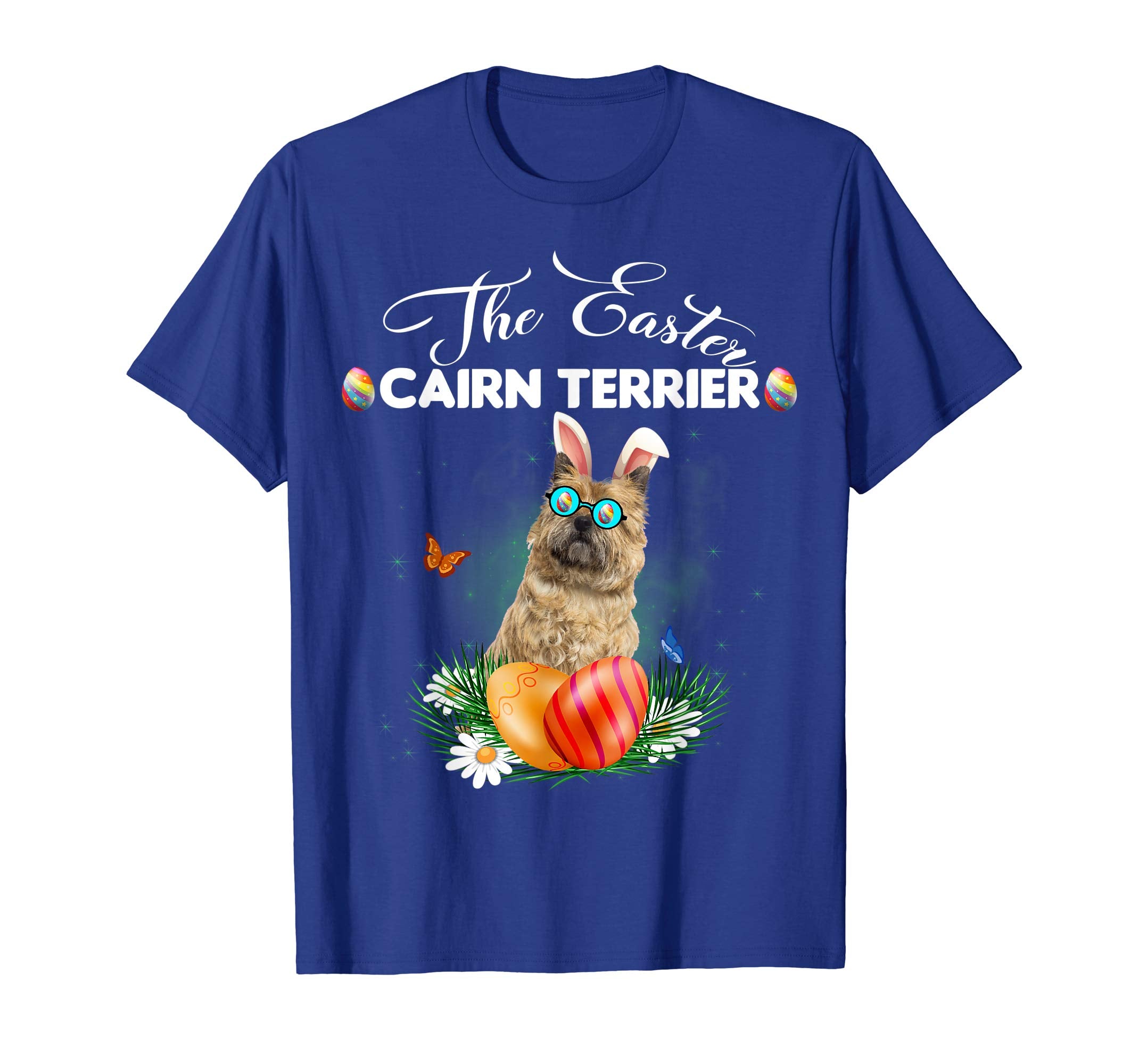 Cairn Terrier Bunny Easter Day Dog Gifts T-Shirt