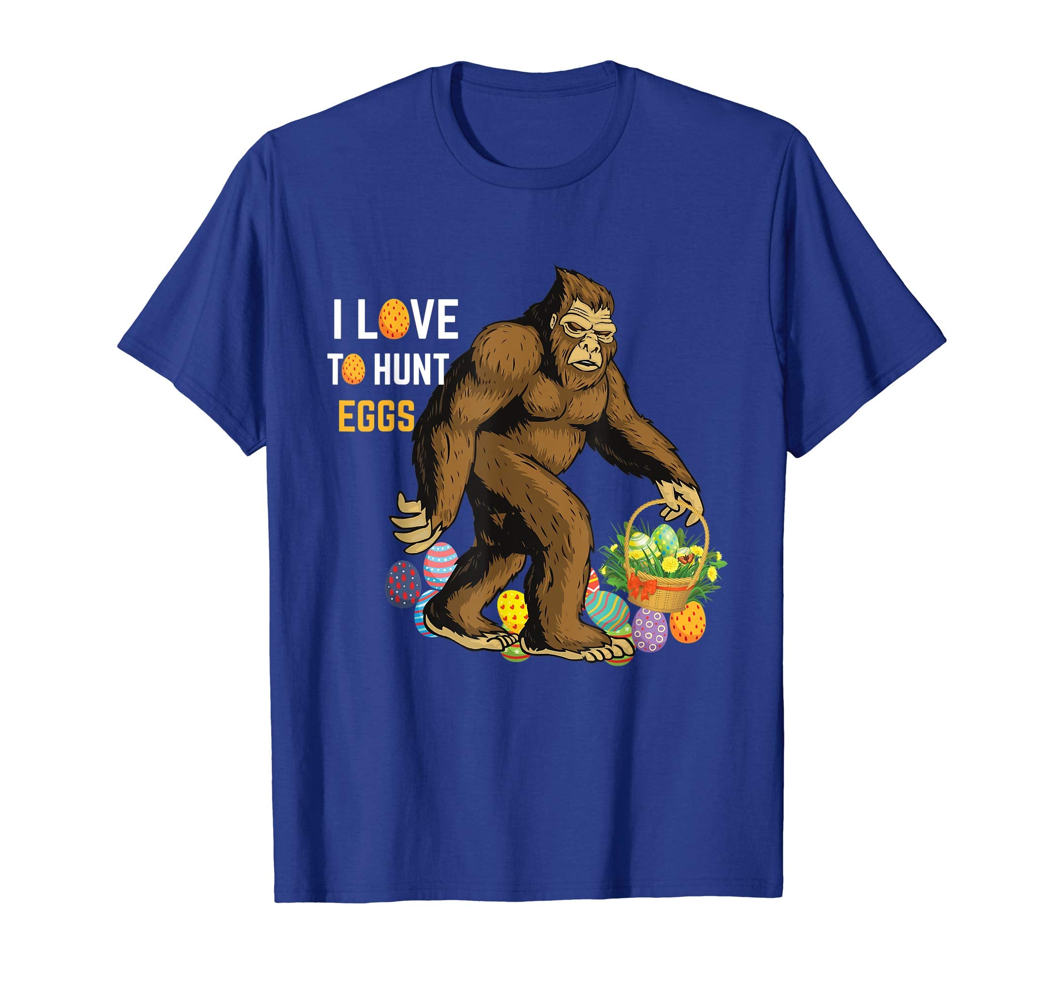 Easter Shirt Bigfoot Kids Boys Girls EGG Hunts