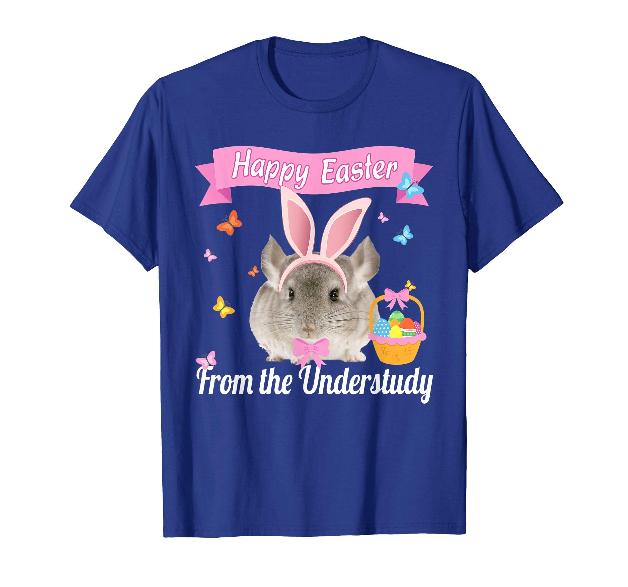 Easter Bunny Tshirt Girls Funny Chinchilla Understudy
