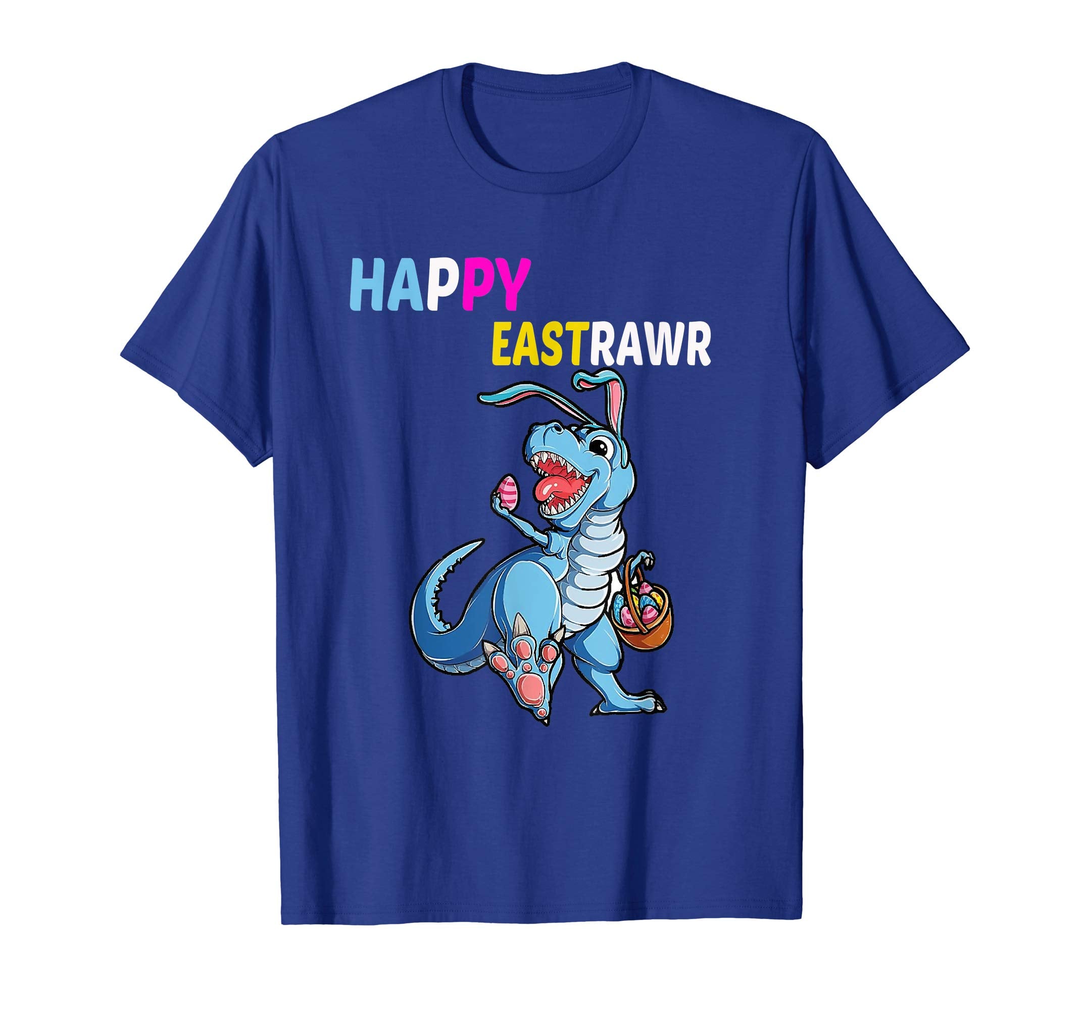 Happy Eastrawr T Rex Dinosaur Easter Bunny Egg Shirt