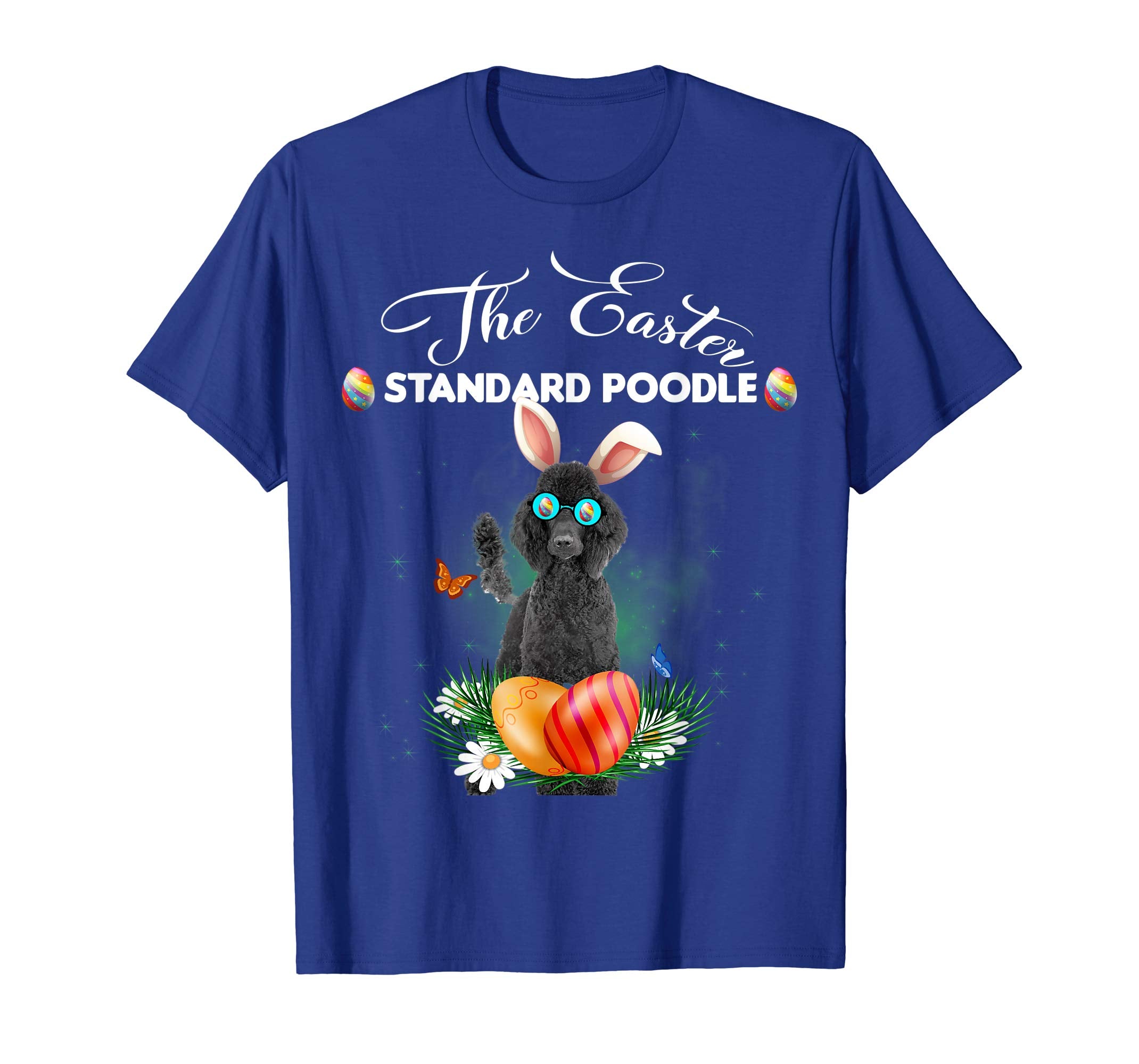 Standard Poodle Bunny Easter Day Dog Gifts T-Shirt