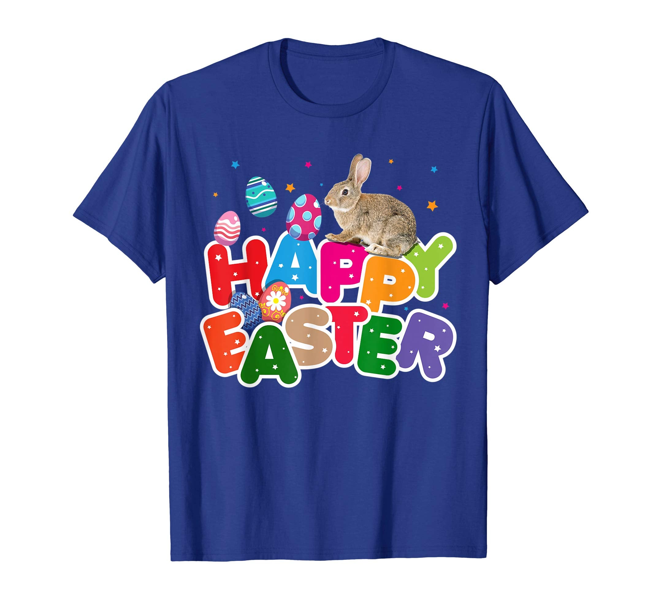 Cute Bunny Happy Easter Shirt - Easter Eggs Kids Gift