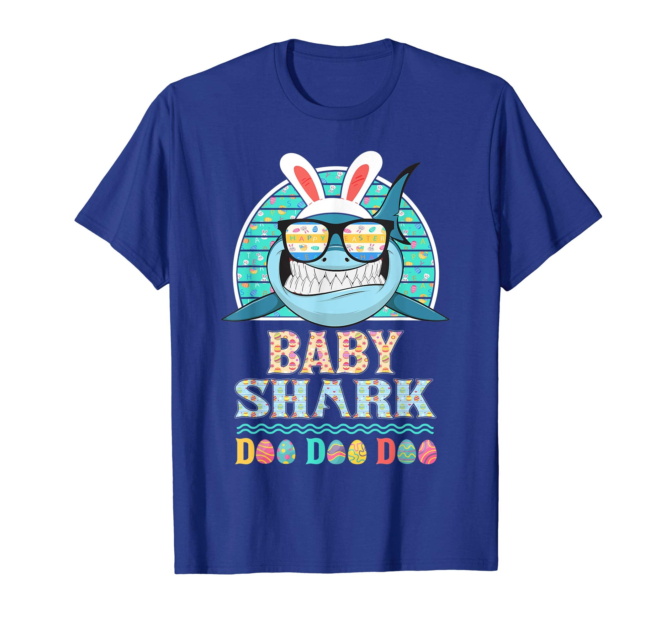 Funny Baby Shark Happy Easter Day Gift Family Shirt