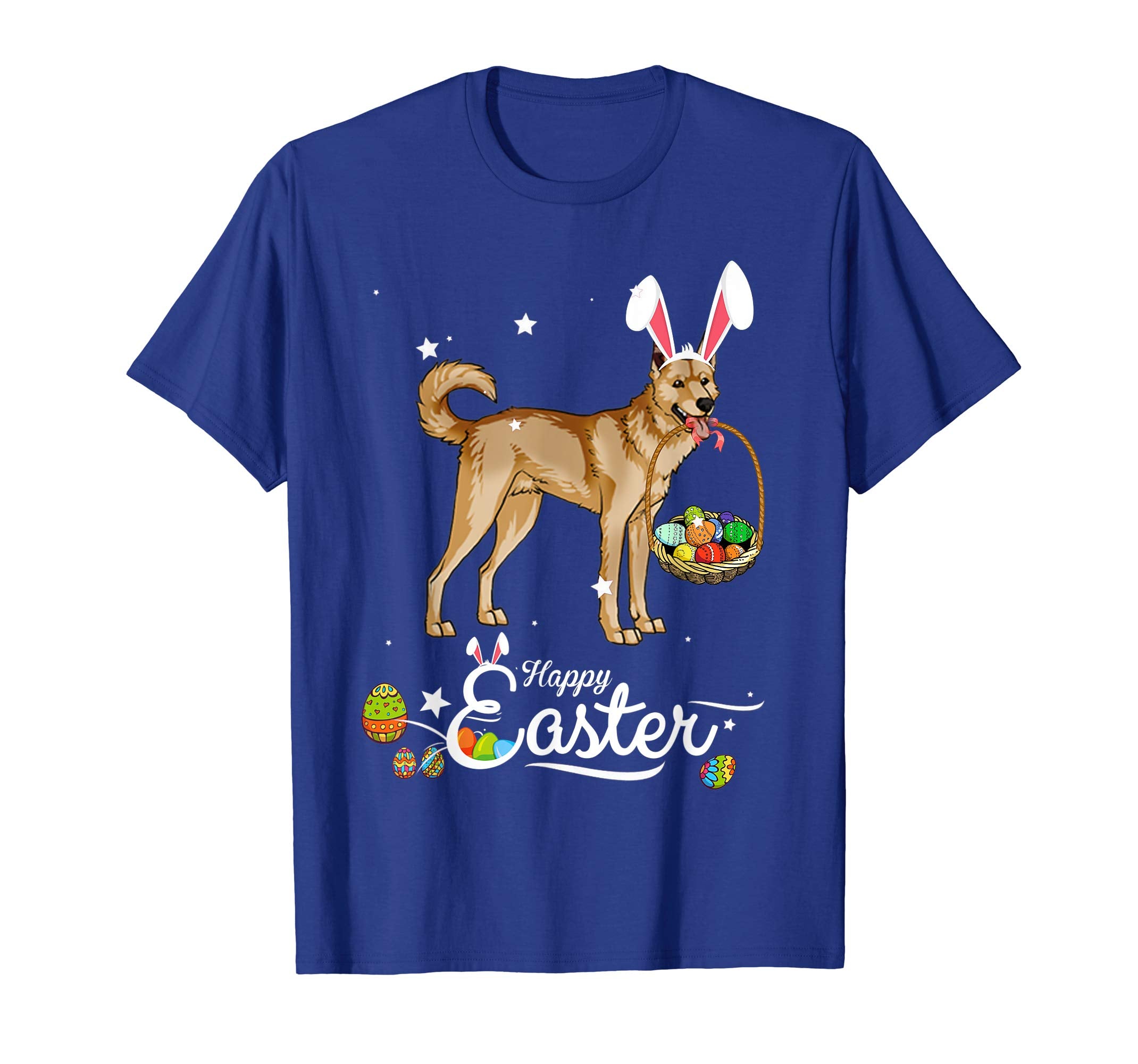 Canaan Dog With Bunny Hat Easter Costume T Shirt