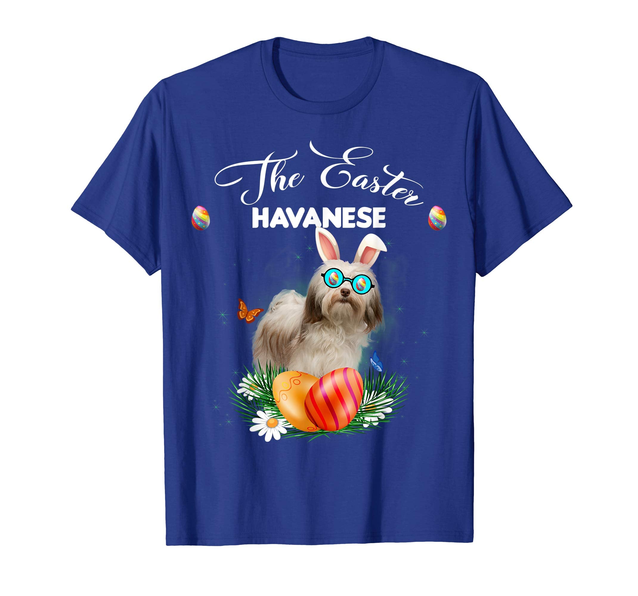 Havanese' Bunny Easter Day Dog Gifts T-Shirt