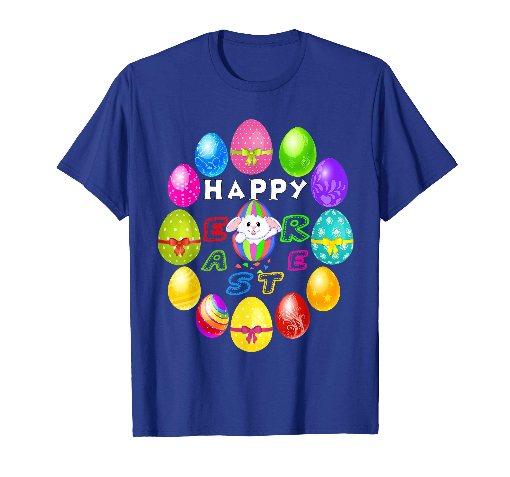 Easter Day T Shirt Funny Easter Bunny Color Egg T-Shirt