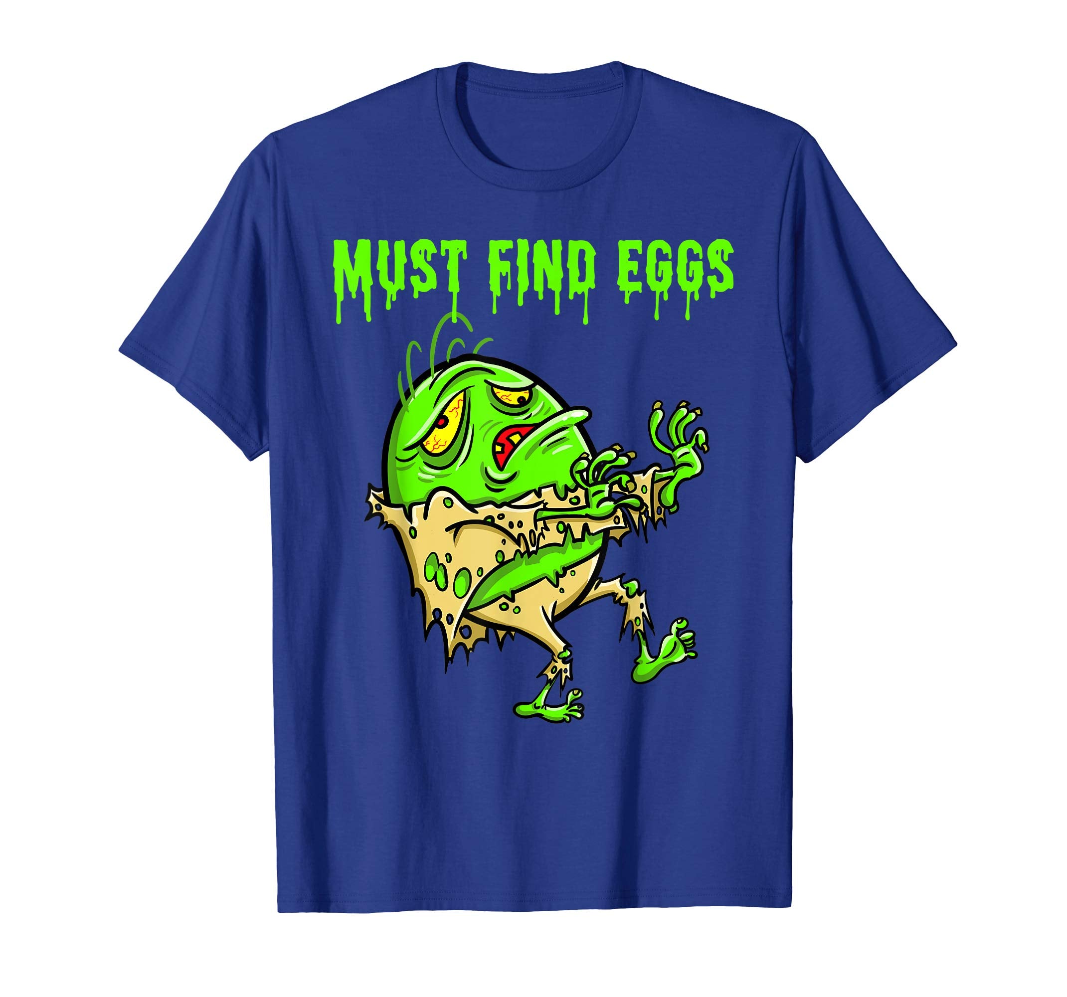 Zombie Easter Tshirt for Boys Girls Kids Must Find Eggs gift