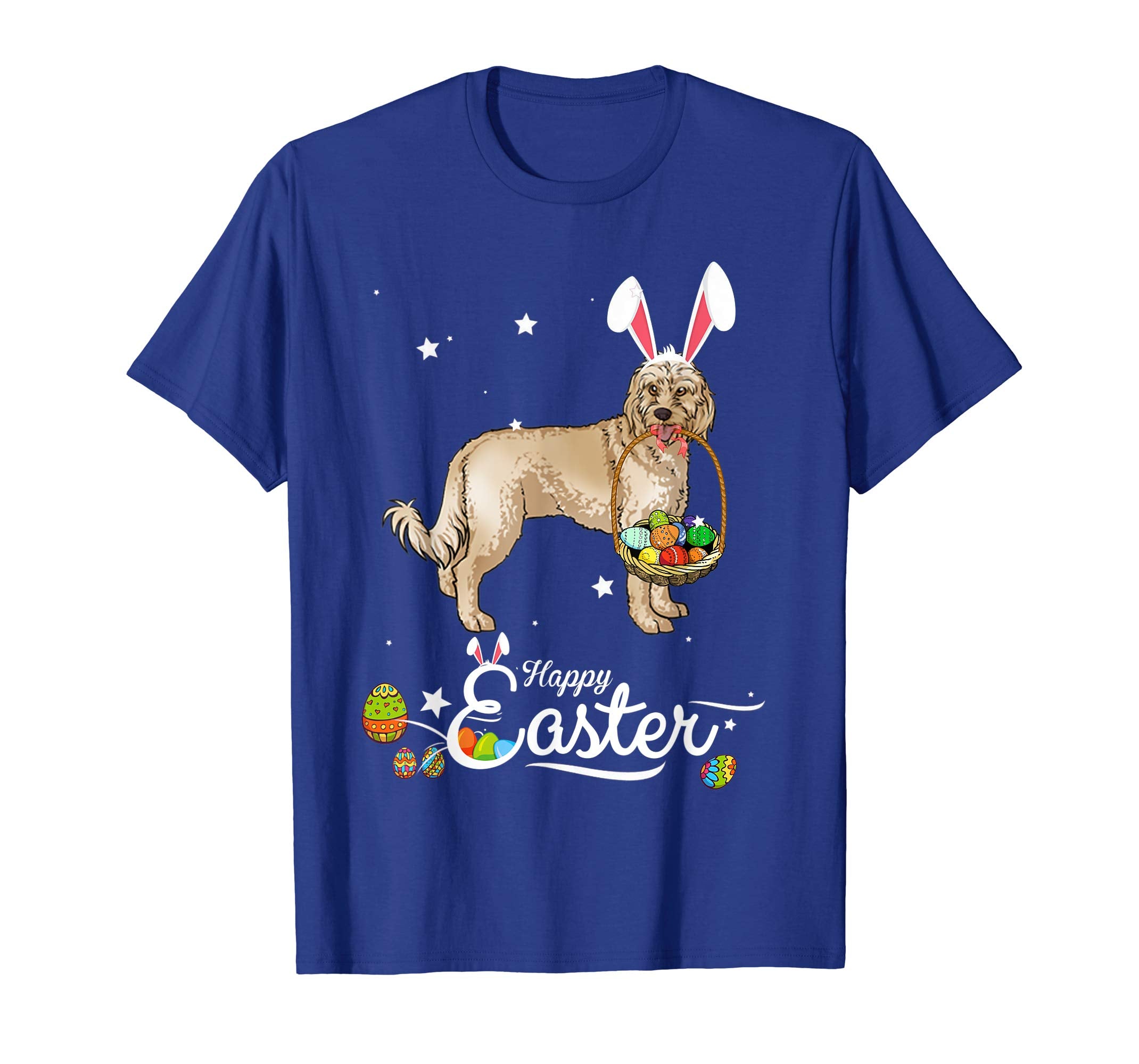 Cockapoo Dog With Bunny Hat Easter Costume T Shirt
