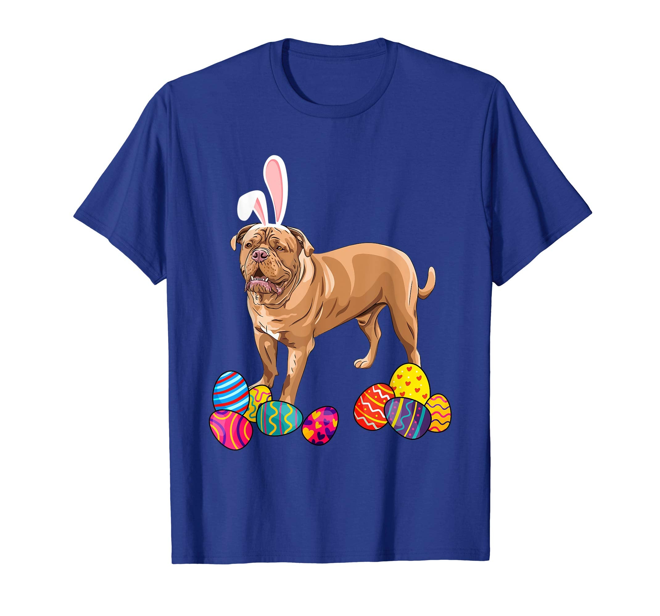 French Mastiff Bunny Ear With Egg Easter Easter Day Shirt