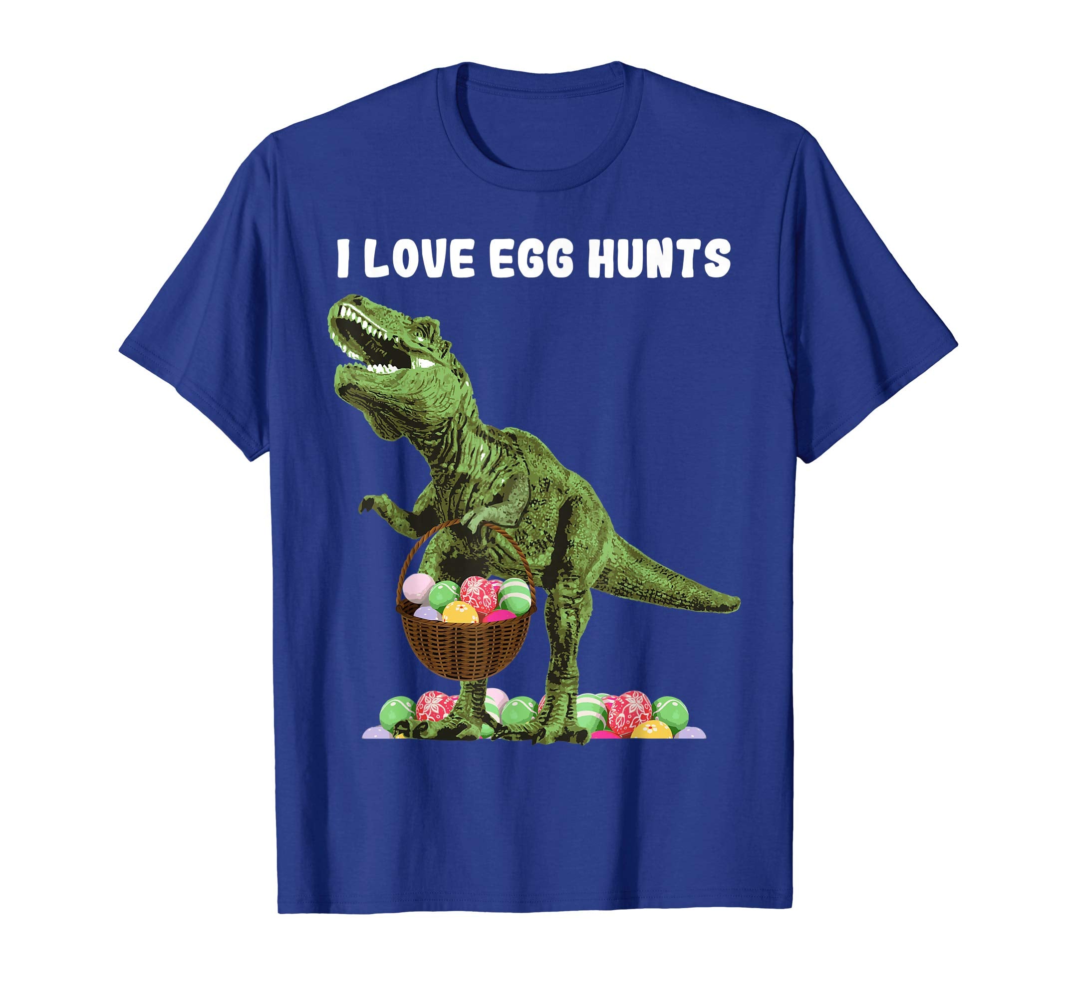 Easter T Shirt Dinosaur T Rex Kids Boys Girls EGG Hunts