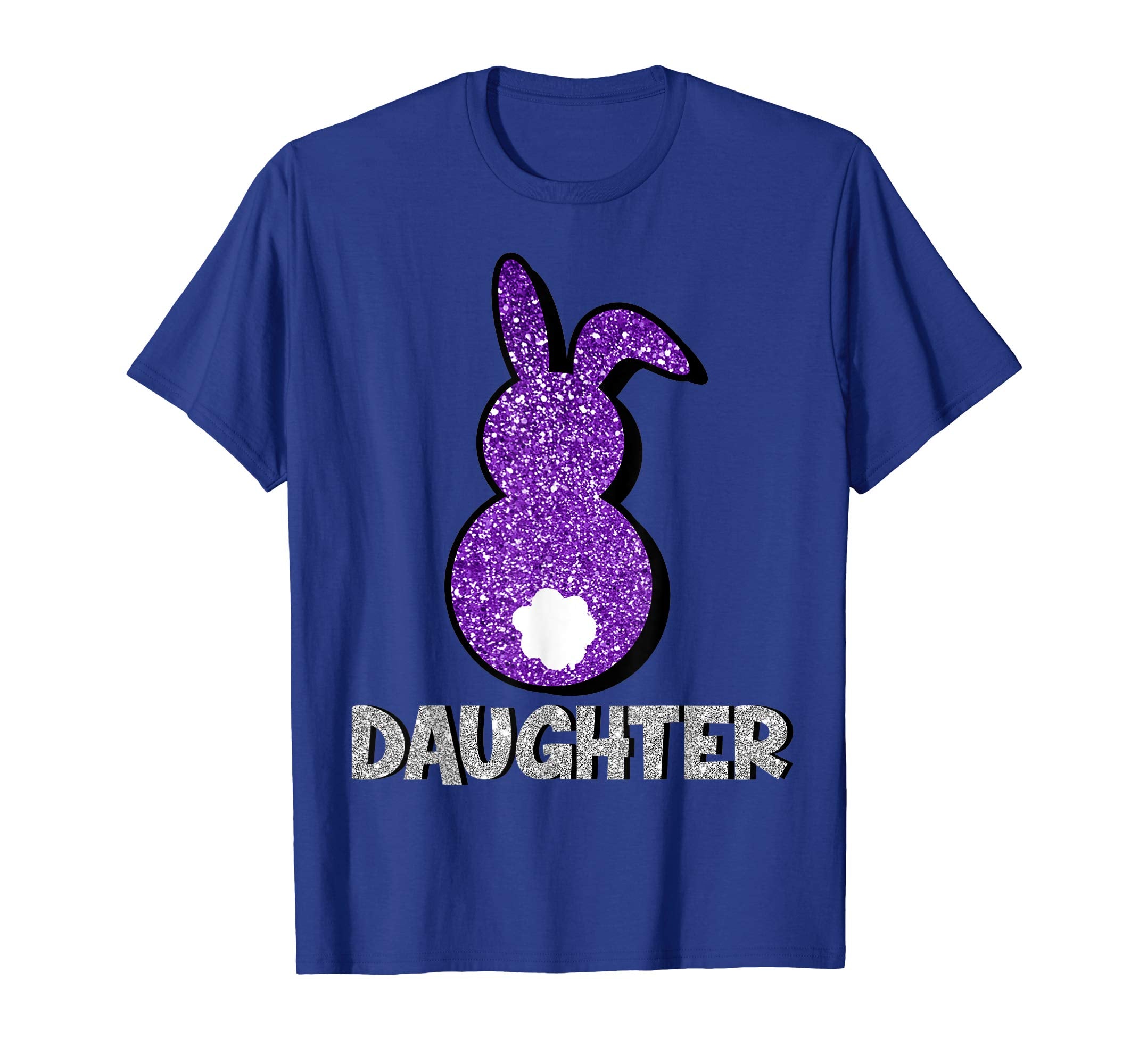 Daughter Bunny With Tail Ears Matching Family Easter t-shirt