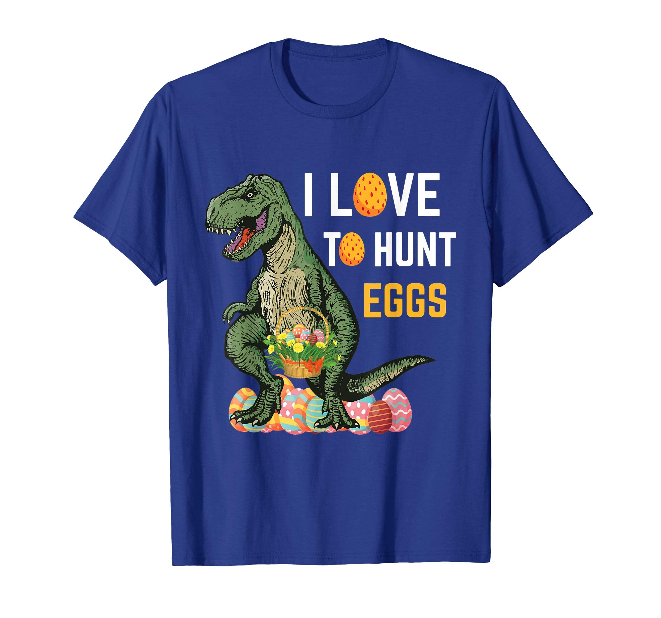 Easter Shirt Dinosaur T Rex Kids Boys Girls EGG Hunts