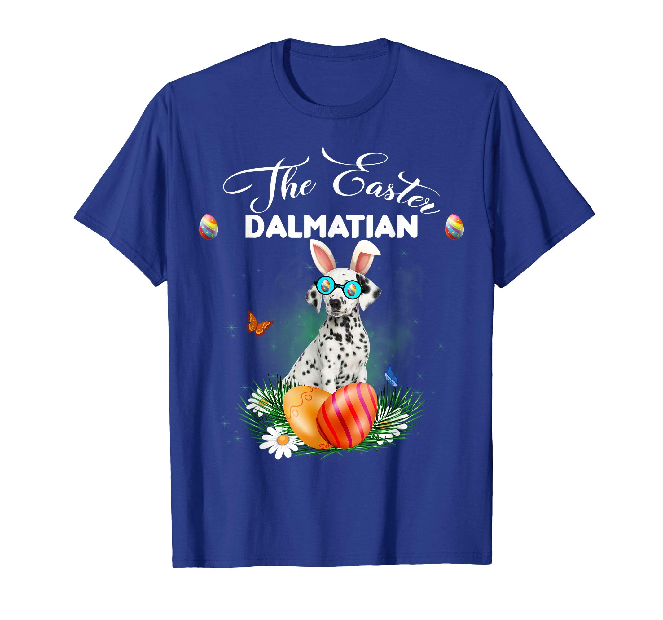 Dalmatian Bunny Easter Day Dog Gifts T-Shirt