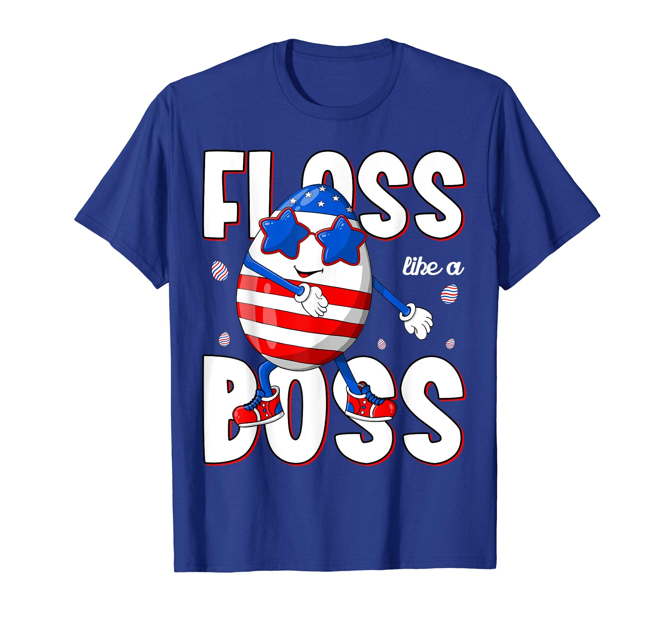 Floss like a boss Shirt Funny Easter Gift American Flag