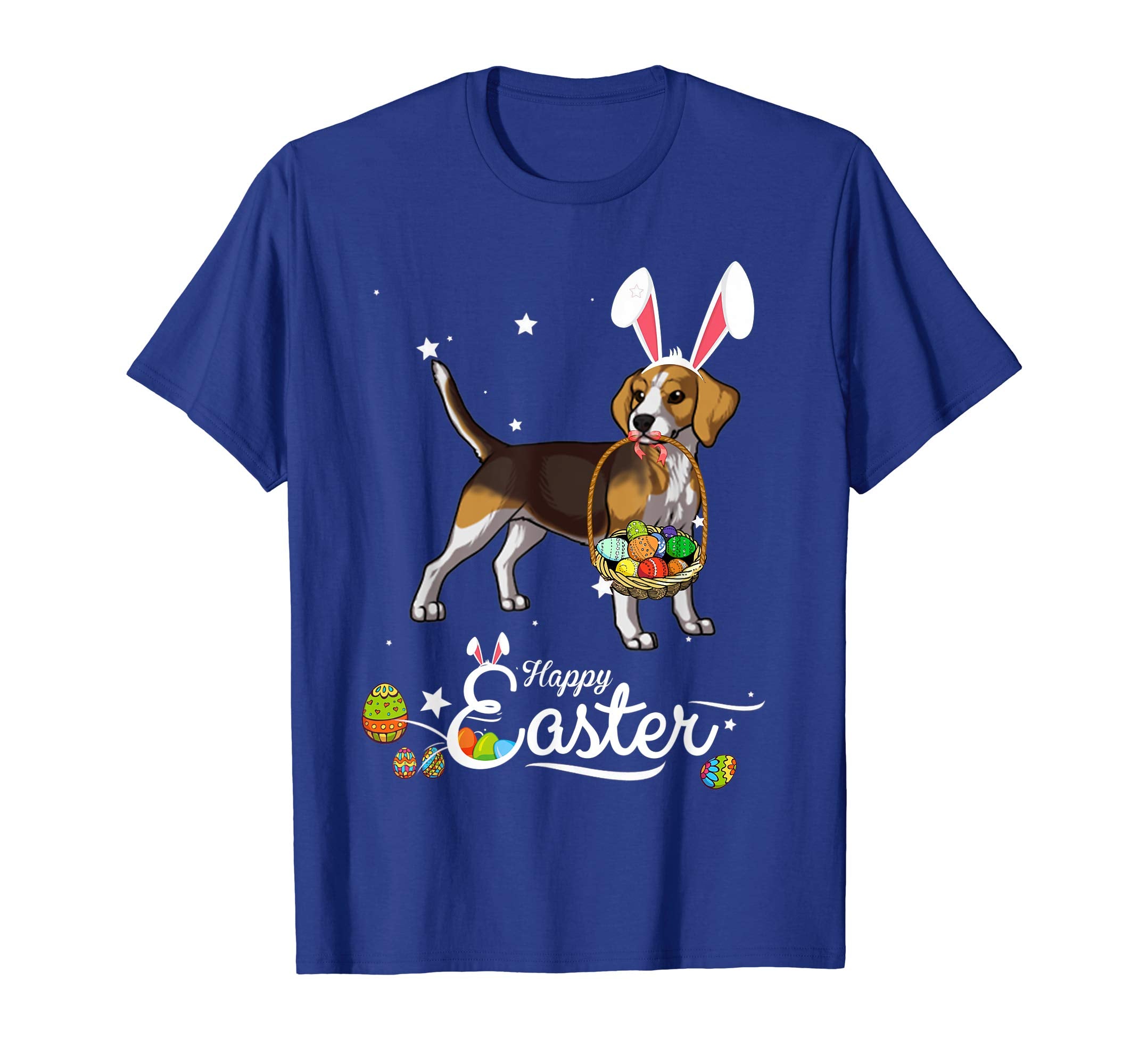 Beagle Dog With Bunny Hat Easter Costume T Shirt