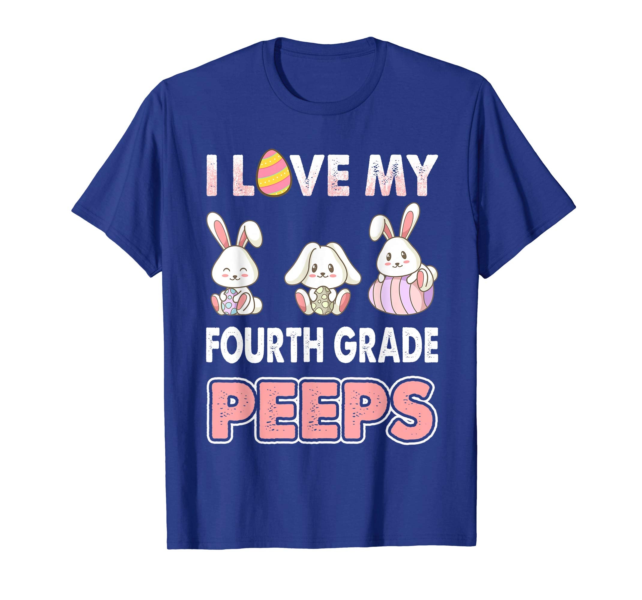 I Love My Fourth Grade Peeps Easter Day T-Shirt