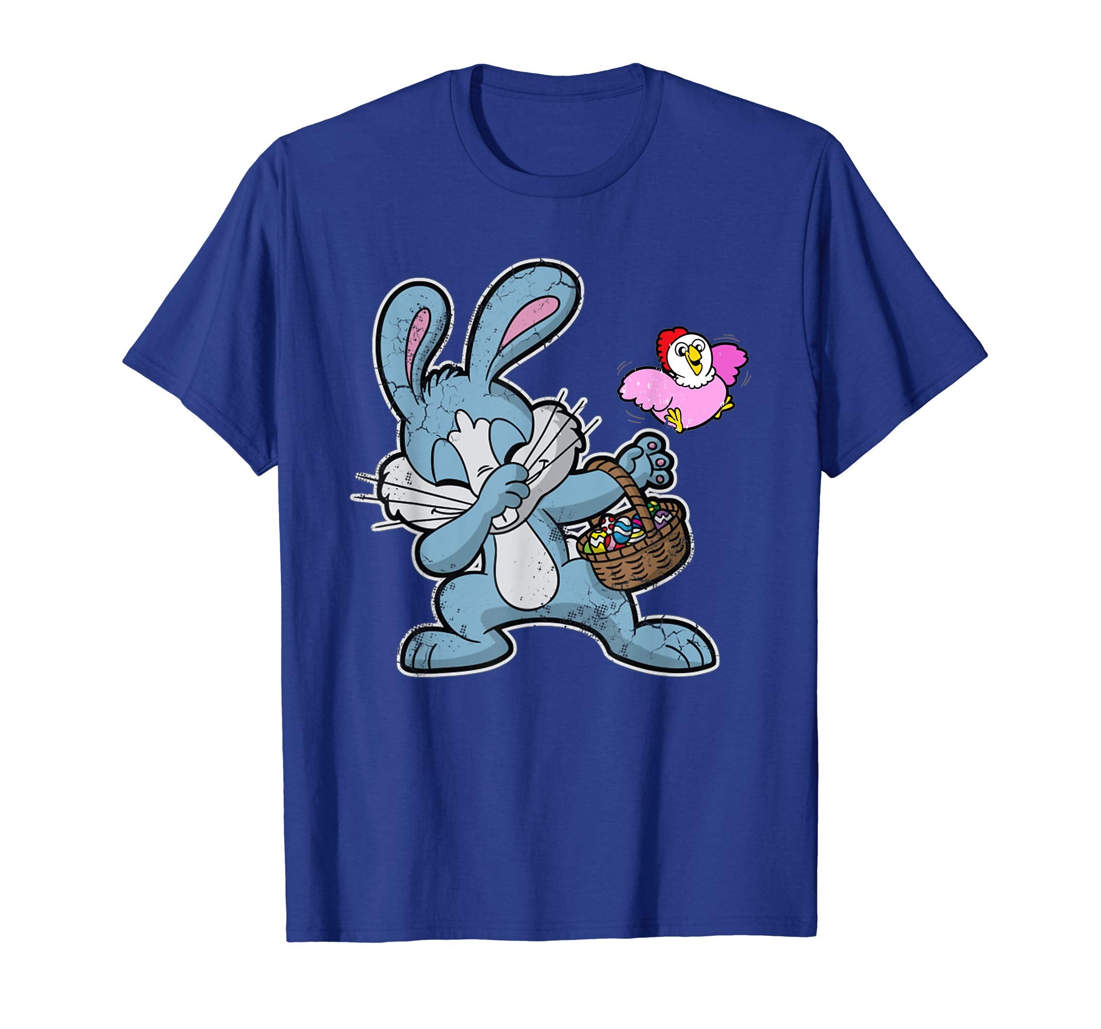 Easter Shirt For Kids Boys Girls Dabbing Easter Bunny Gift