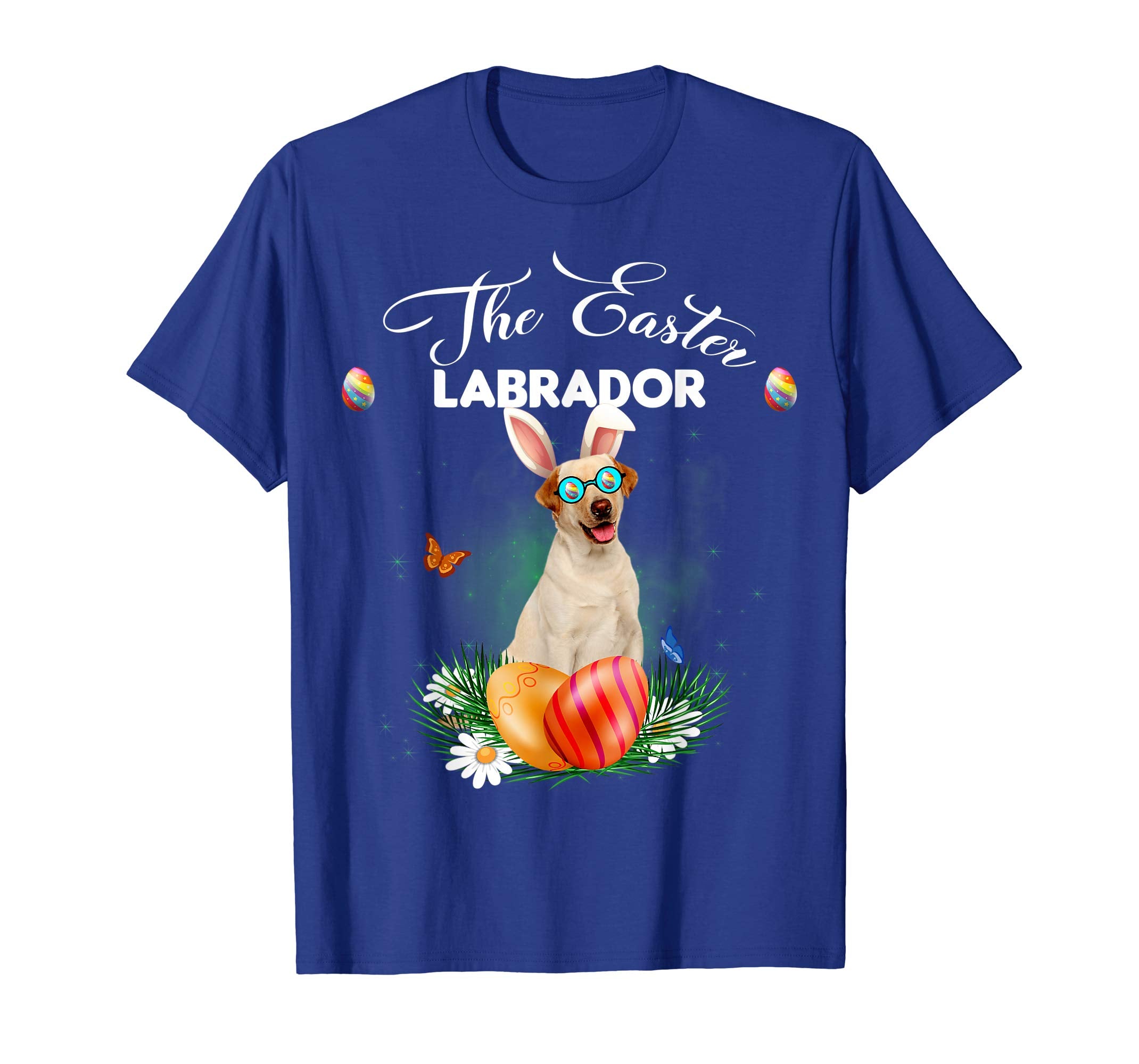 Labrador Bunny Easter Day Dog Gifts T-Shirt